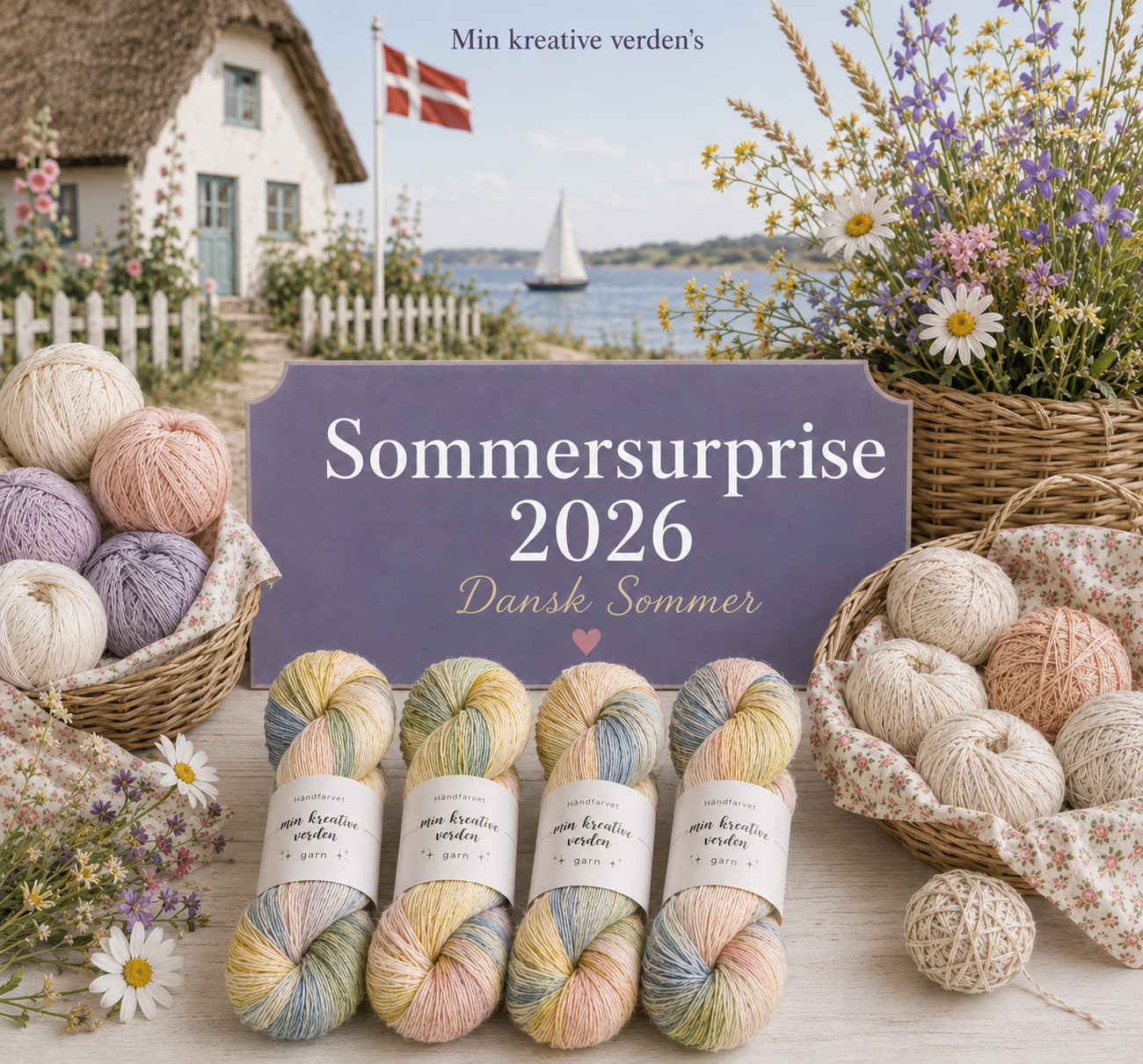 Min kreative verdens sommersurprise 2026 - Strik