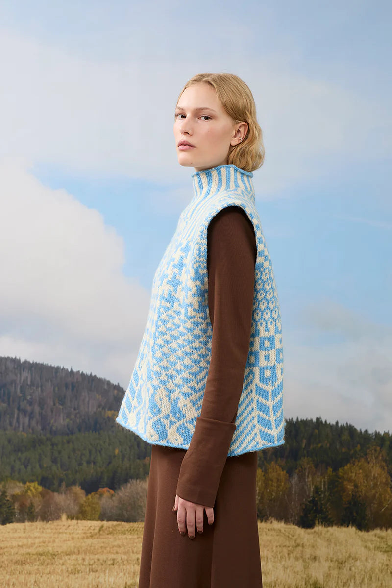 Nordic mix vest Strikkekit - Laura Dalgaard