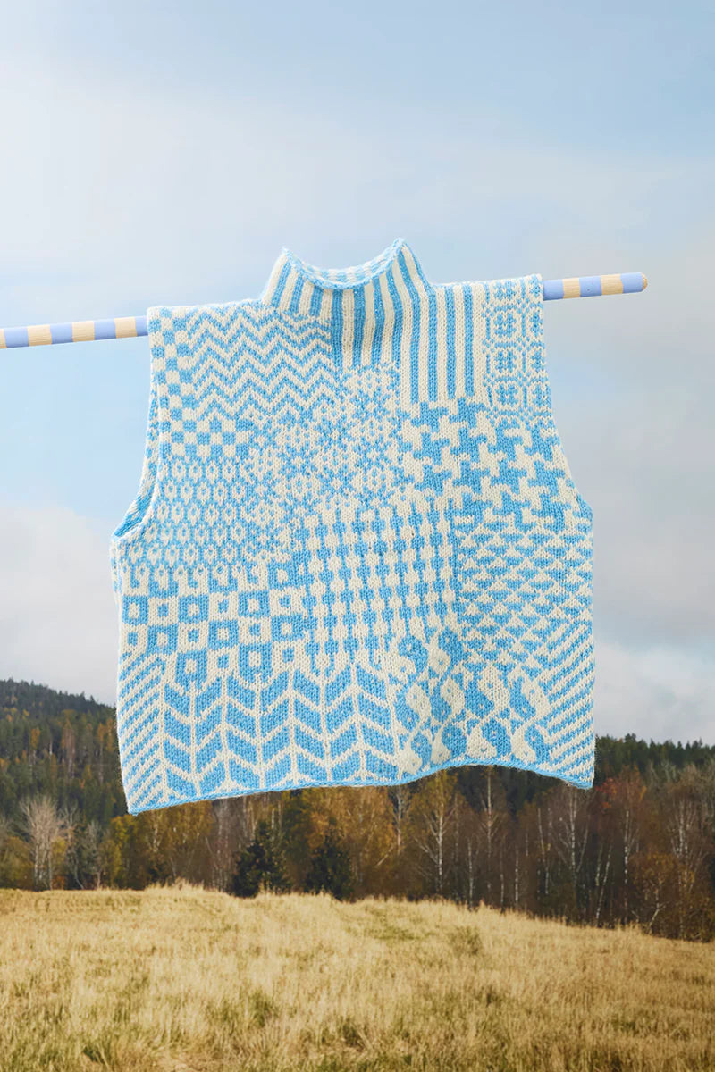 Nordic mix vest Strikkekit - Laura Dalgaard