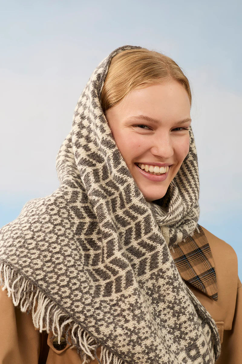 Nordic mix shawl Strikkekit - Laura Dalgaard