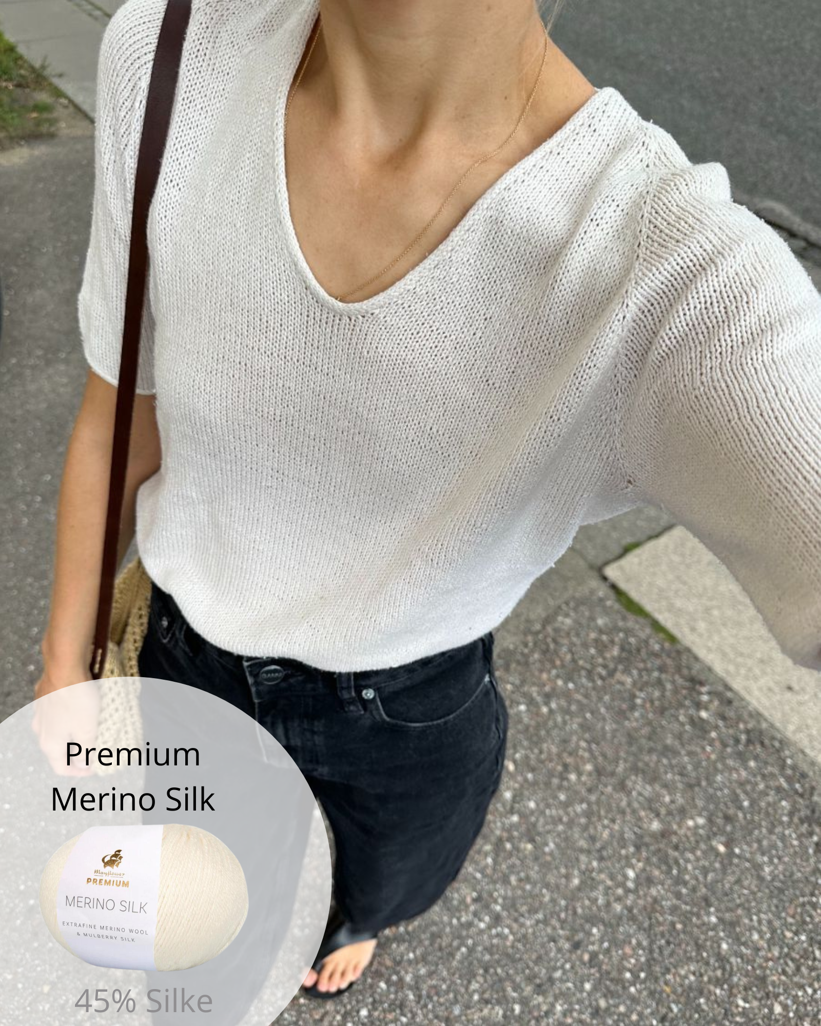 Kumulus tee, Strikkekit - Petiteknit (Premium version)