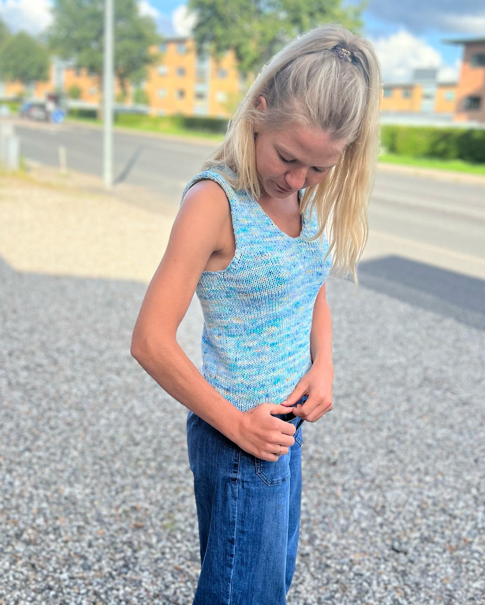 Alice Top Håndfarvet edition - Petiteknit