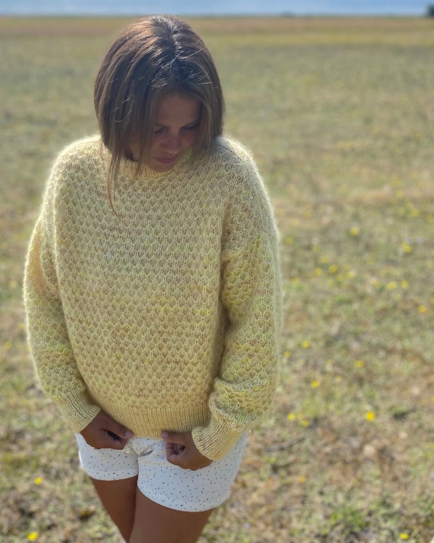 Formations sweater Håndfarvet edition, strikkekit - Popknit