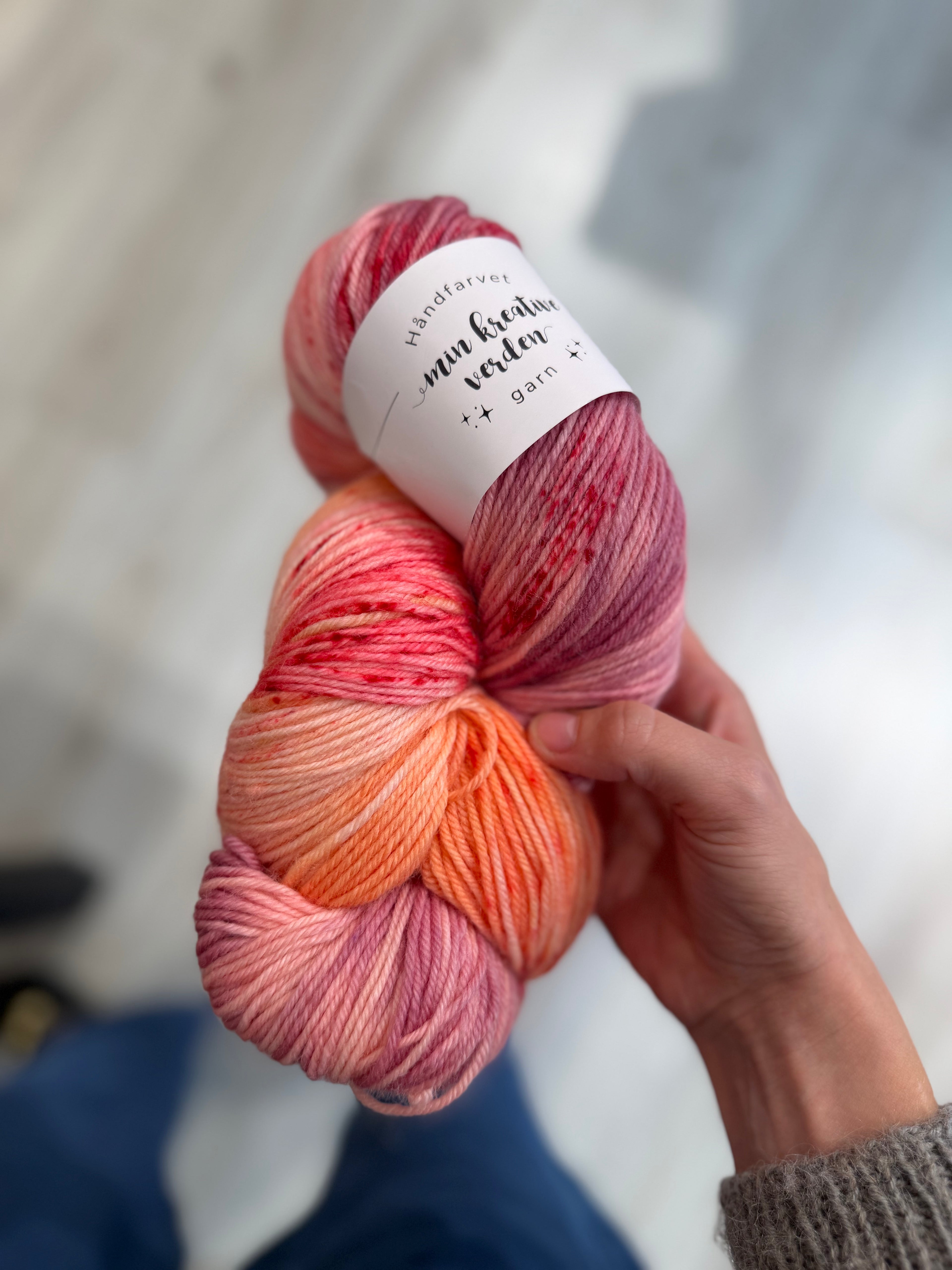 Frankie sweater håndfarvet strikkekit, - Petiteknit