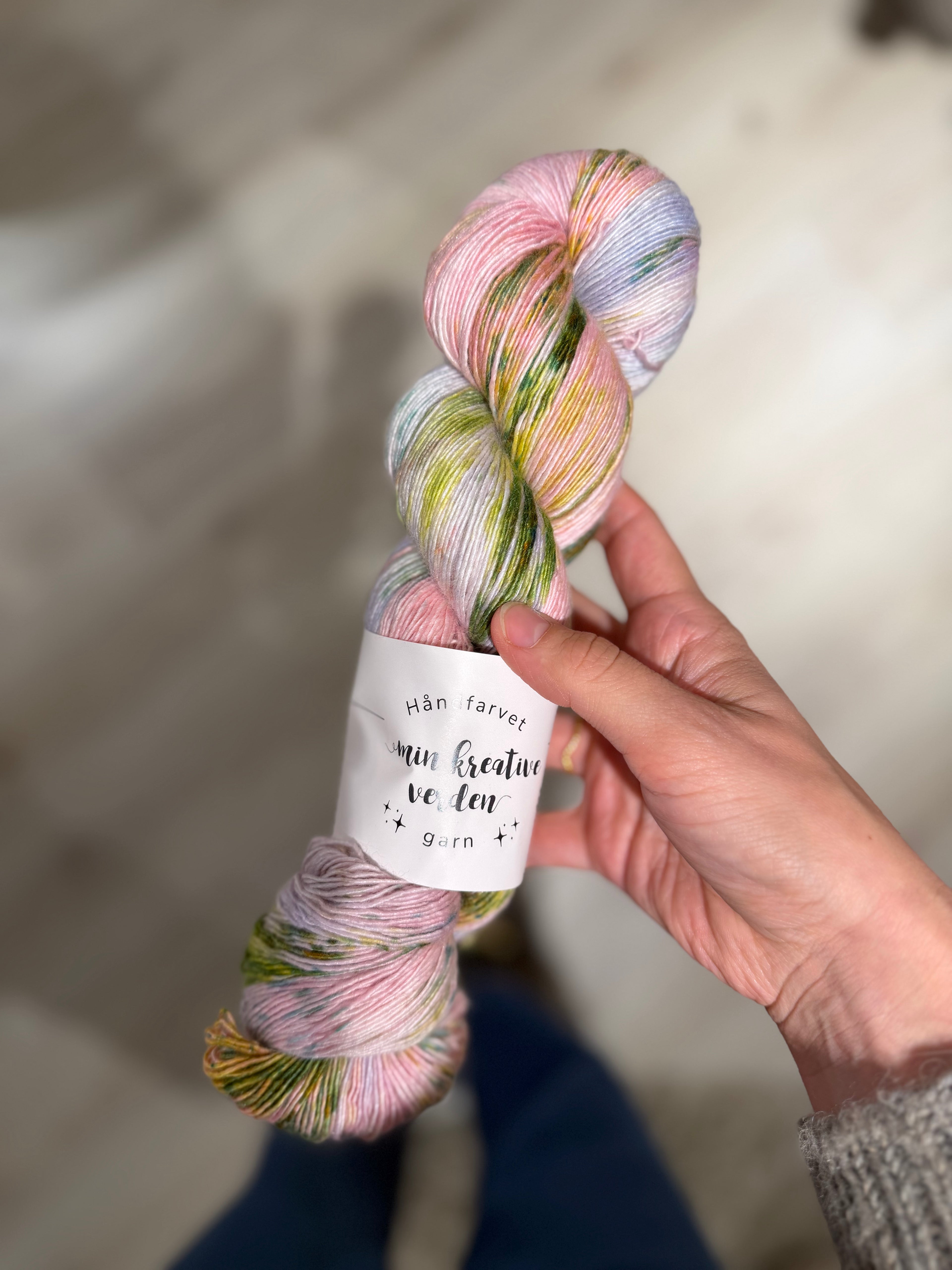 Hoja scarf håndfarvet Strikkekit - Lene Holme Samsøe