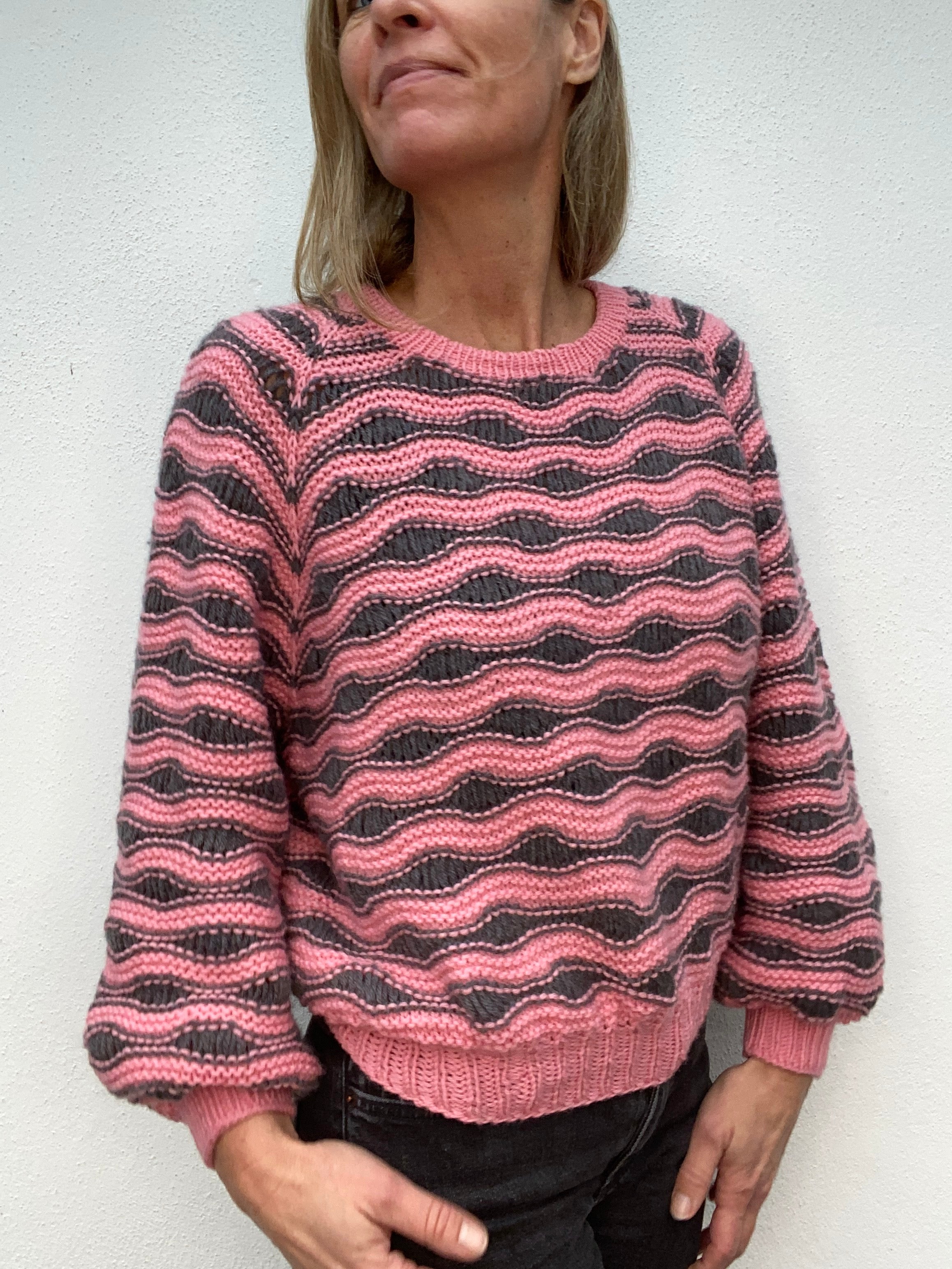 Sweater no. 36 strikkekit - VesterbyCrea