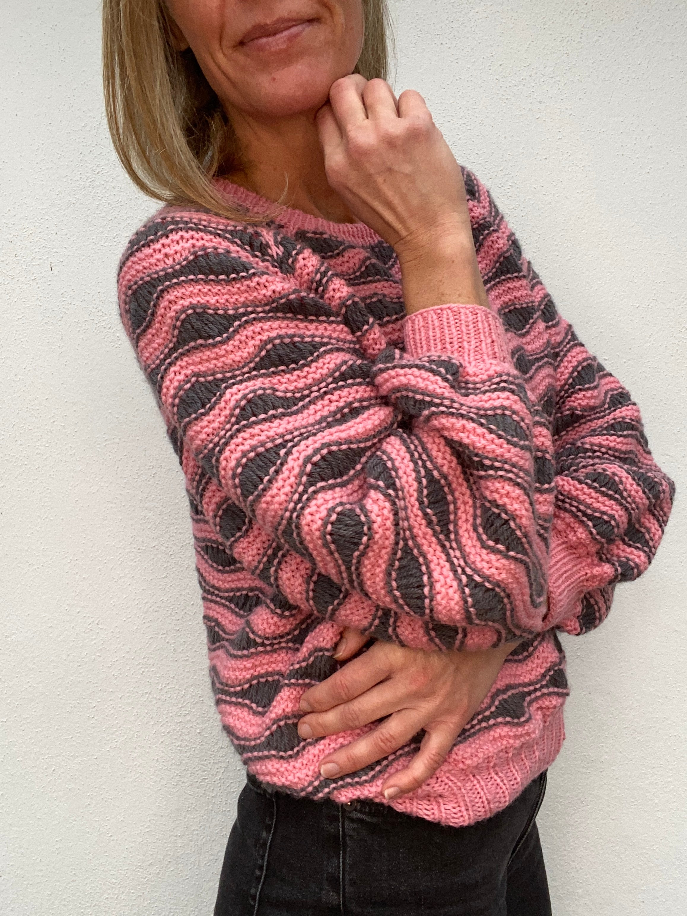Sweater no. 36 strikkekit - VesterbyCrea