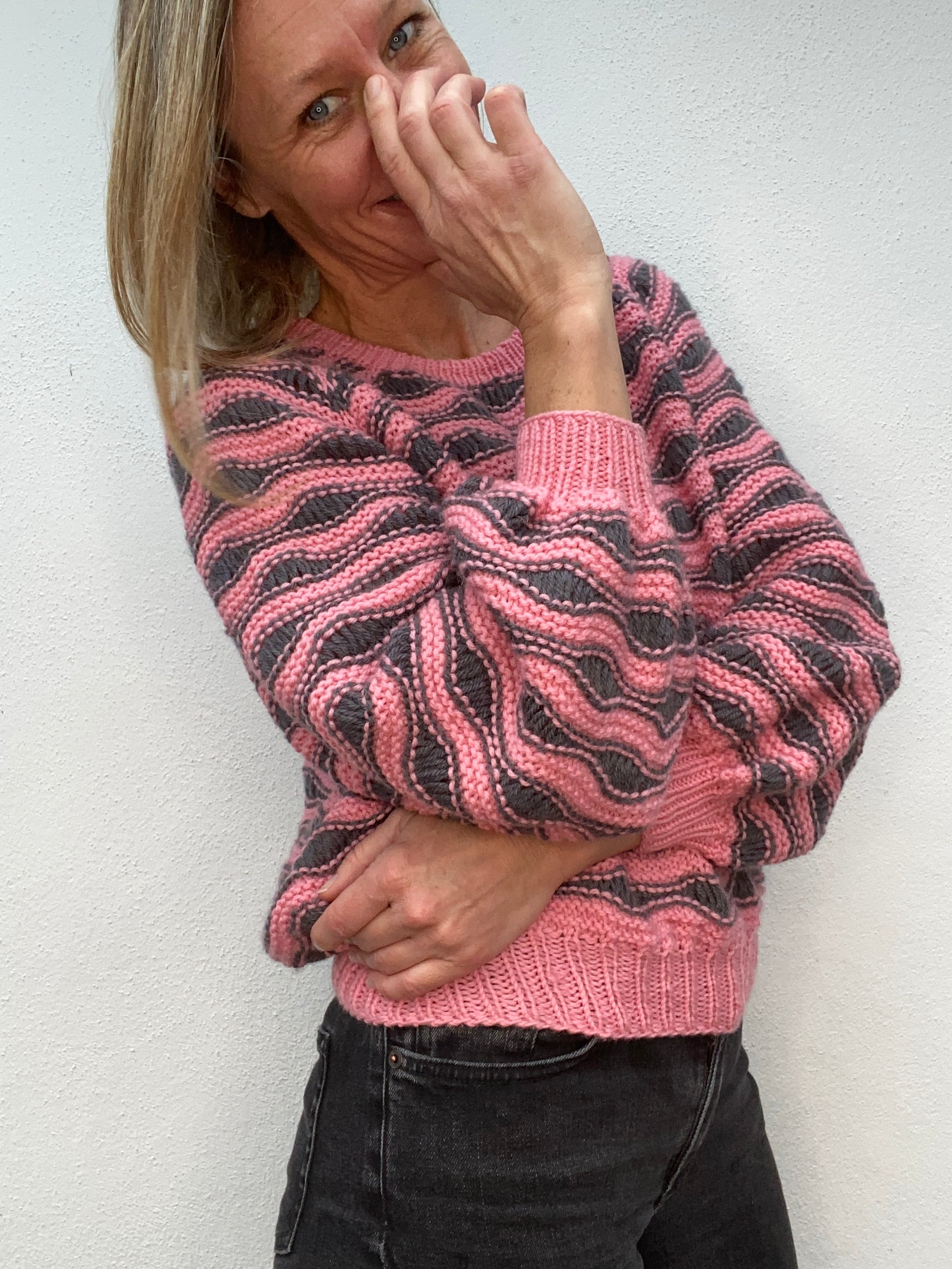 Sweater no. 36 strikkekit - VesterbyCrea