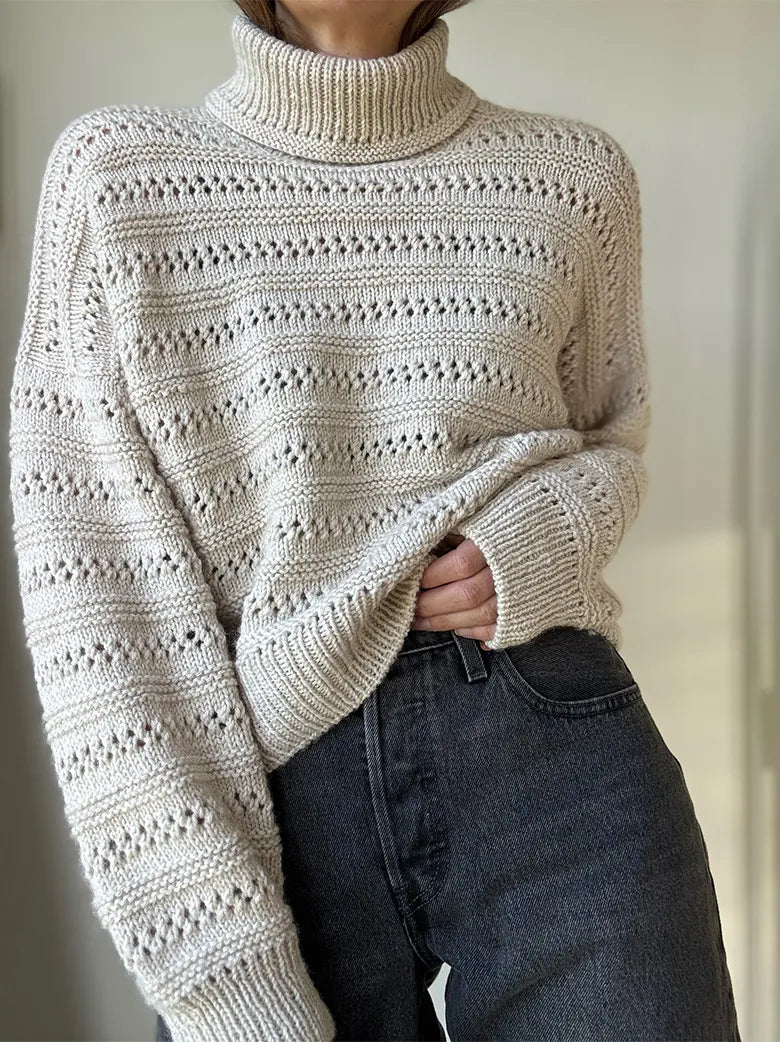 Lacey loop rollneck Strikkekit - Otherloops