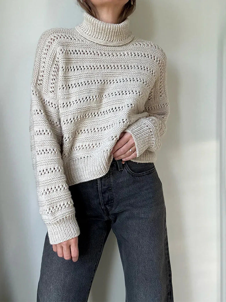 Lacey loop rollneck Strikkekit - Otherloops