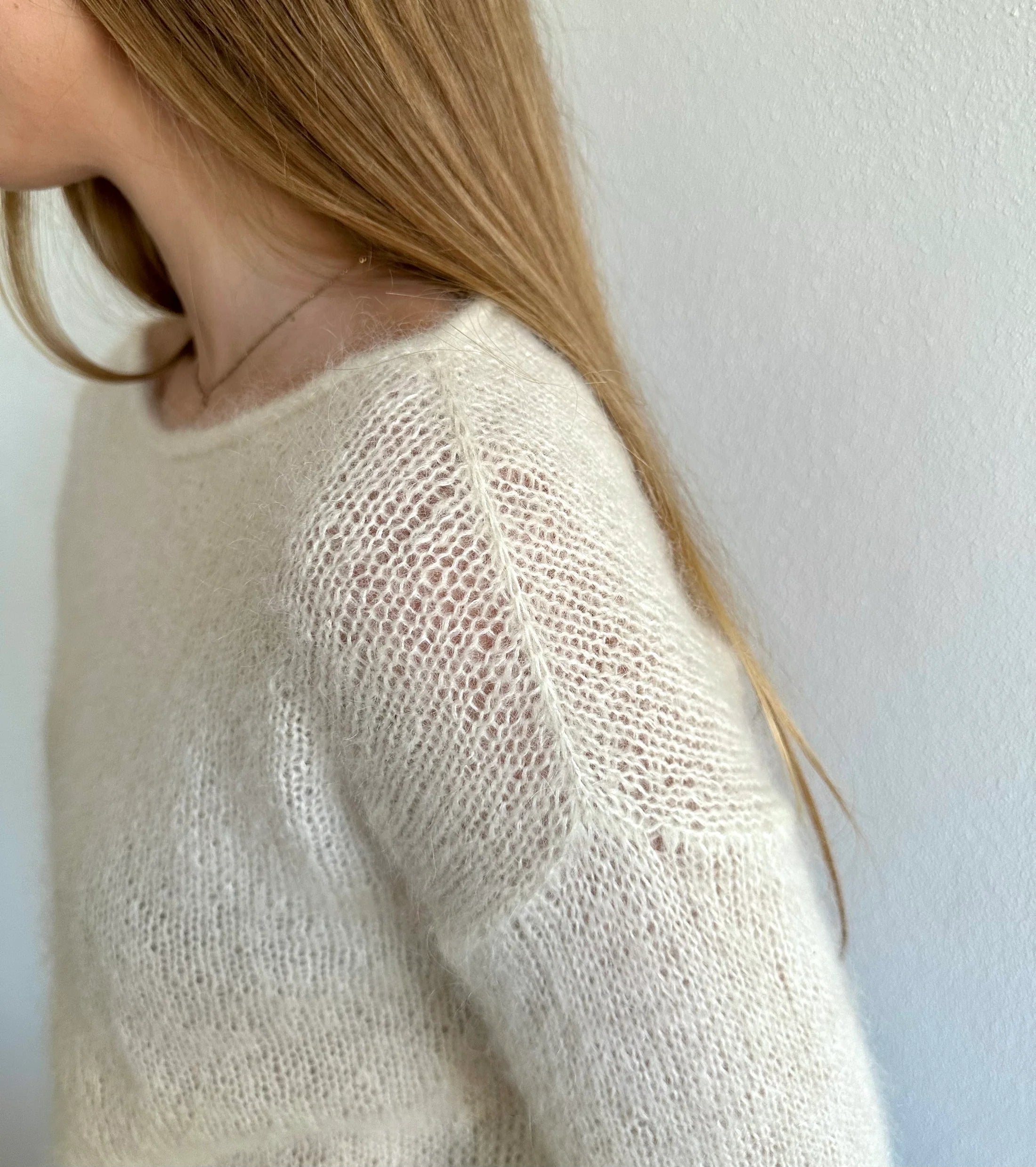 Boat blouse (ensfarvet) Strikkekit - TwinKnits