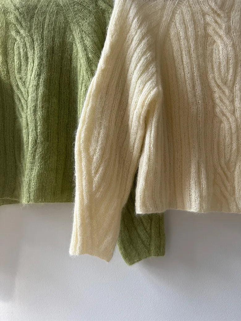Twist light loop sweater Strikkekit - Otherloops