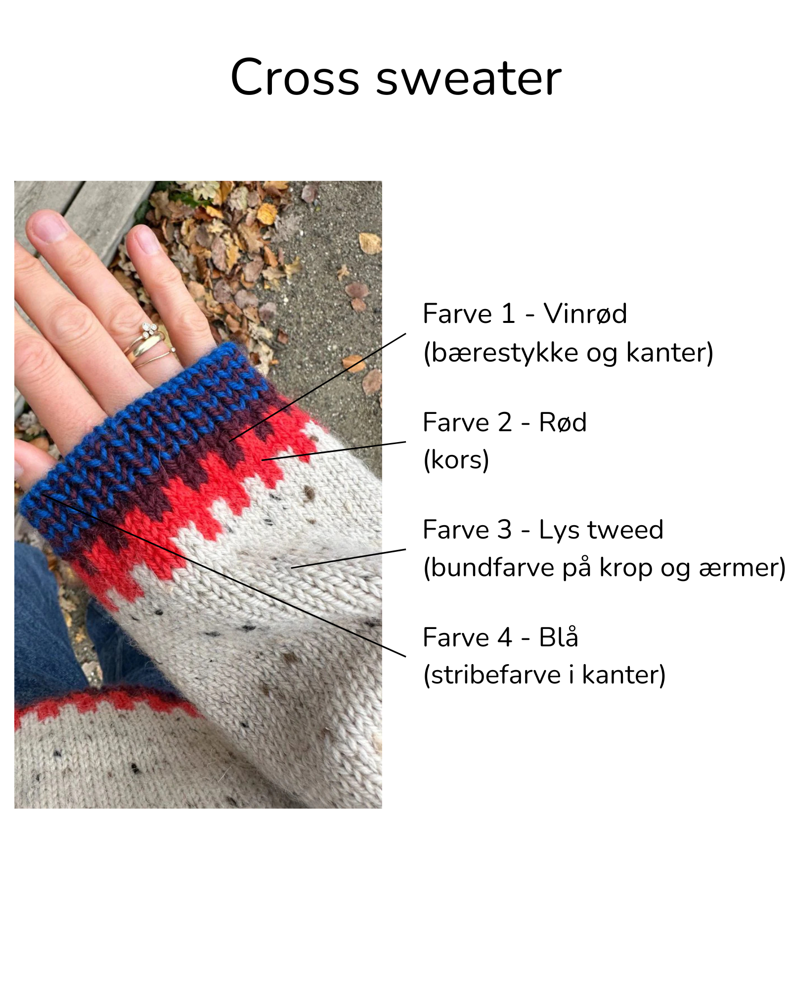Cross sweater - Petiteknit - Opskrift