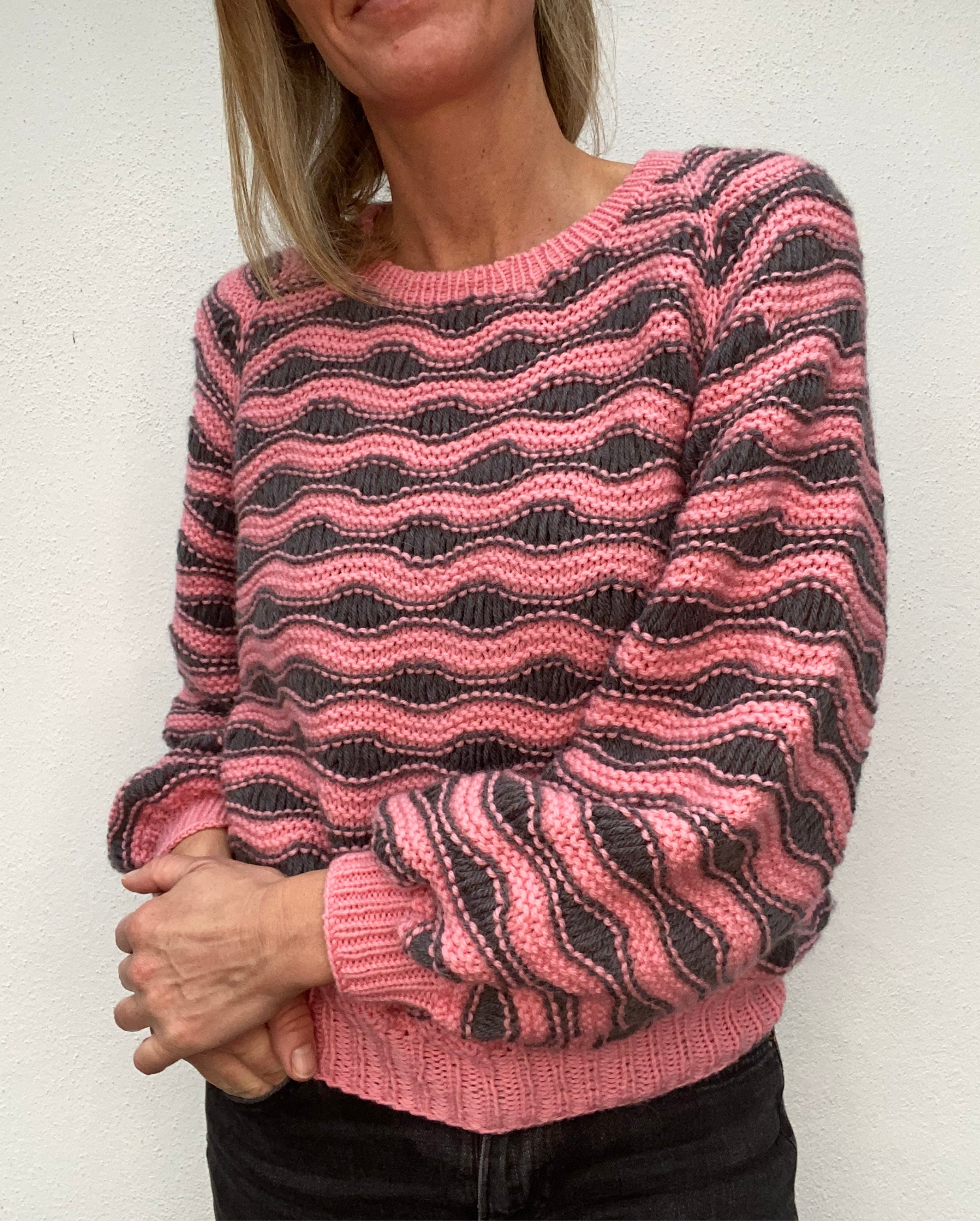 Sweater no. 36 strikkekit - VesterbyCrea