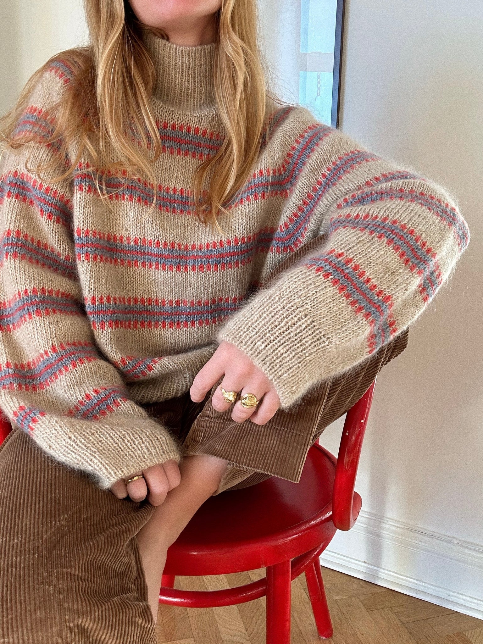 Norma sweater Strikkekit - My favourite things knitwear
