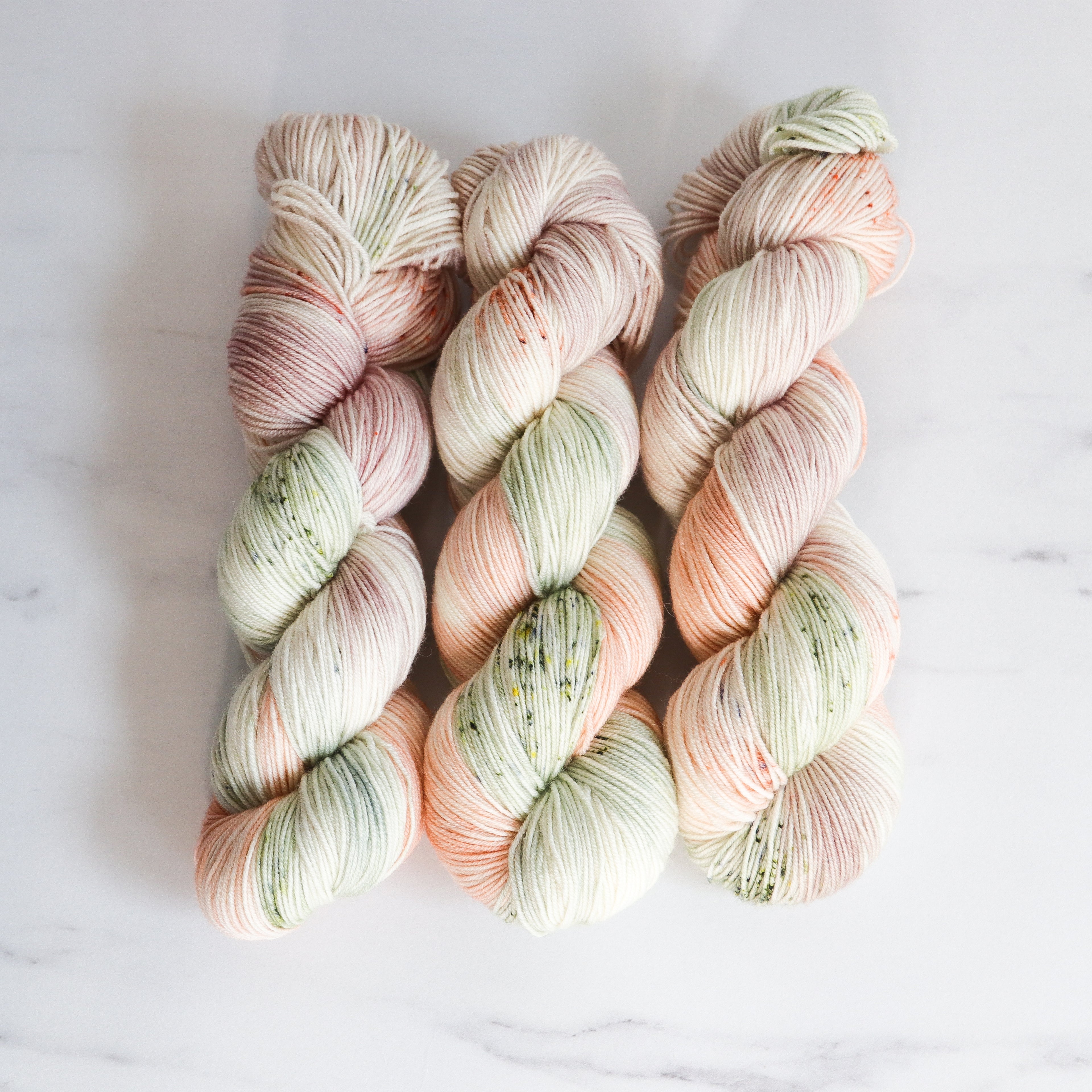 Håndfarvet ekstrafin merinould | Pastel græskar Glow 🍁