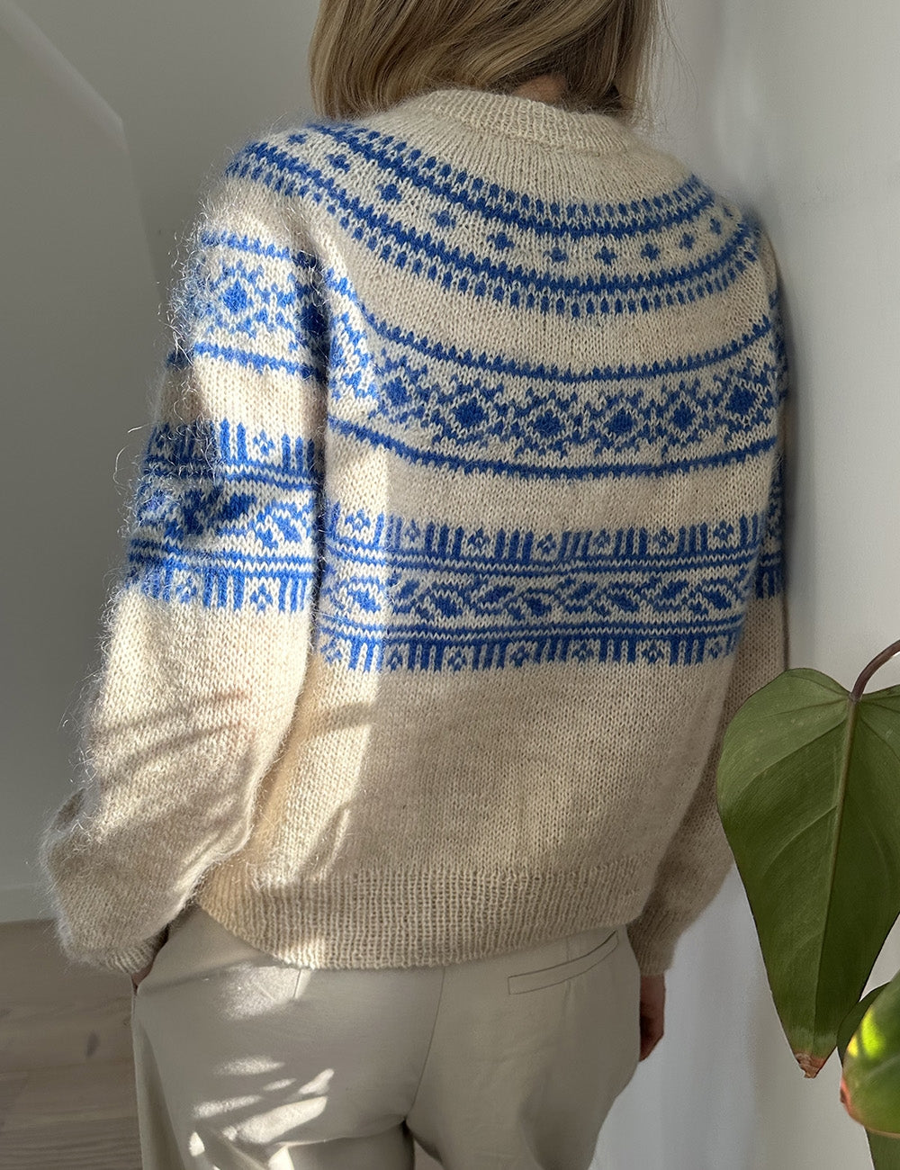 Porcelain Yoke sweater strikkekit - Lene Holme Samsøe