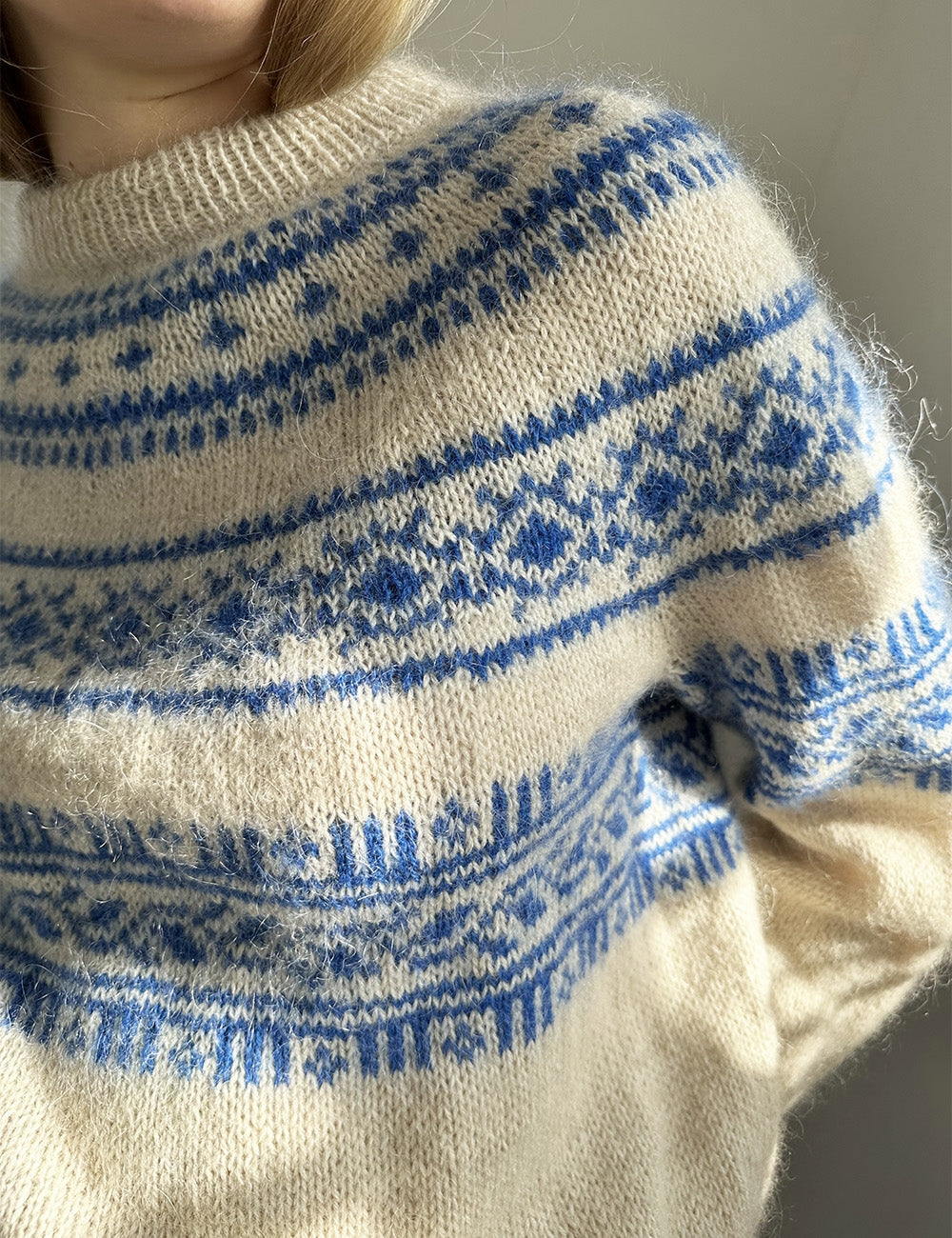 Porcelain Yoke sweater strikkekit - Lene Holme Samsøe