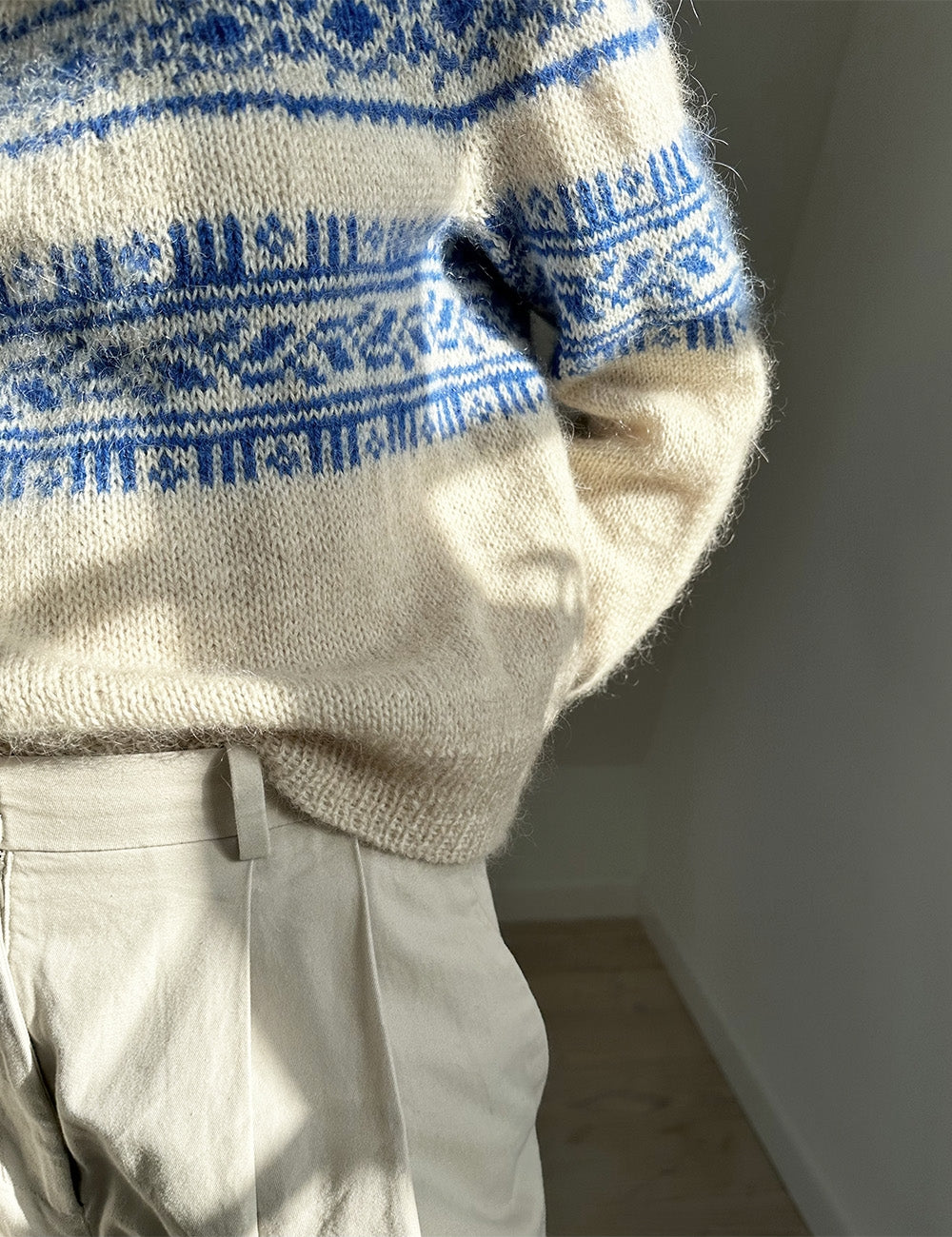 Porcelain Yoke sweater strikkekit - Lene Holme Samsøe
