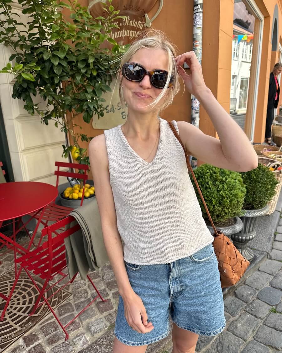Alice Top Håndfarvet edition - Petiteknit
