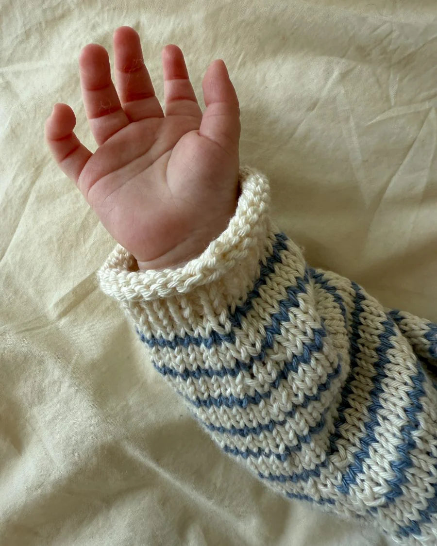 Frankie sweater baby - Petiteknit - Opskrift