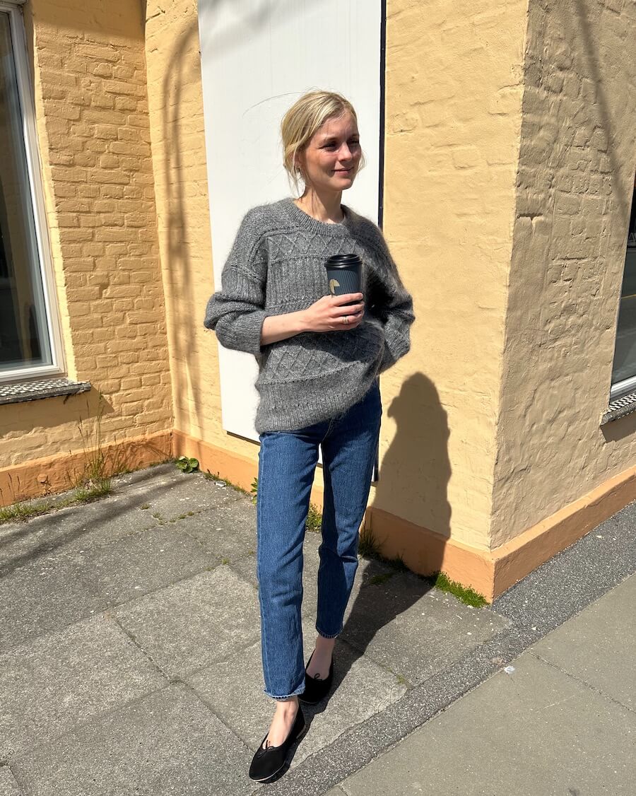 Ingrid Sweater Strikkekit mohair version - Petitknit