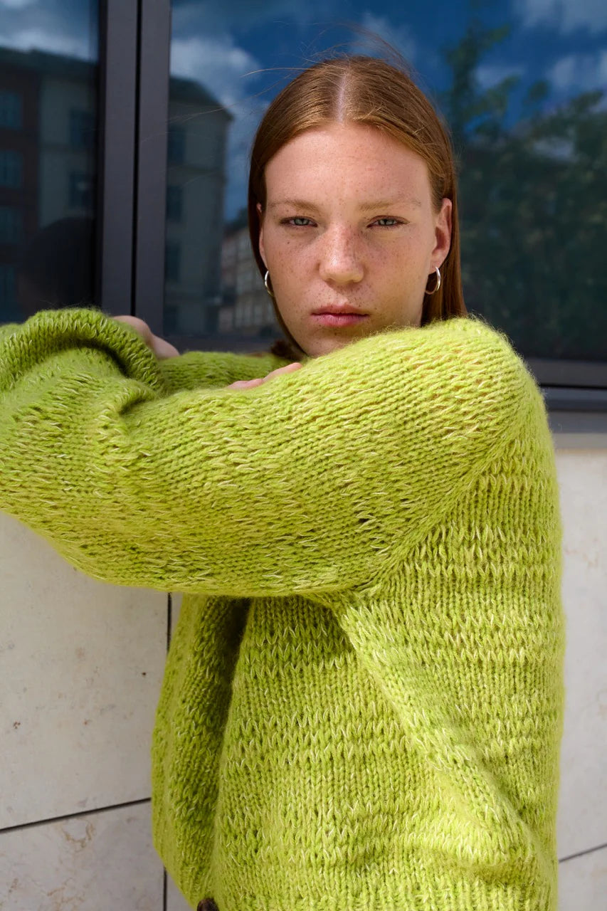 Lykke cardi, strikkekit - Spektakelstrik