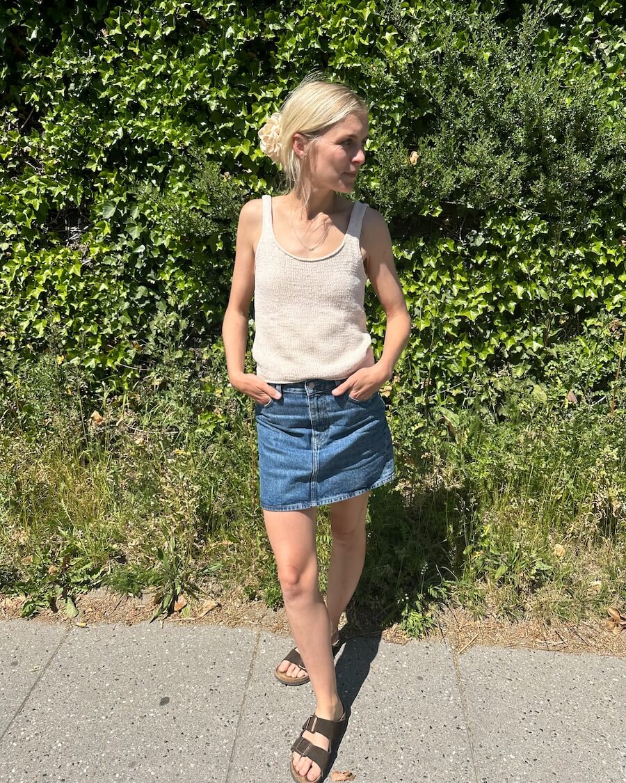 junetop strikkeopskrift