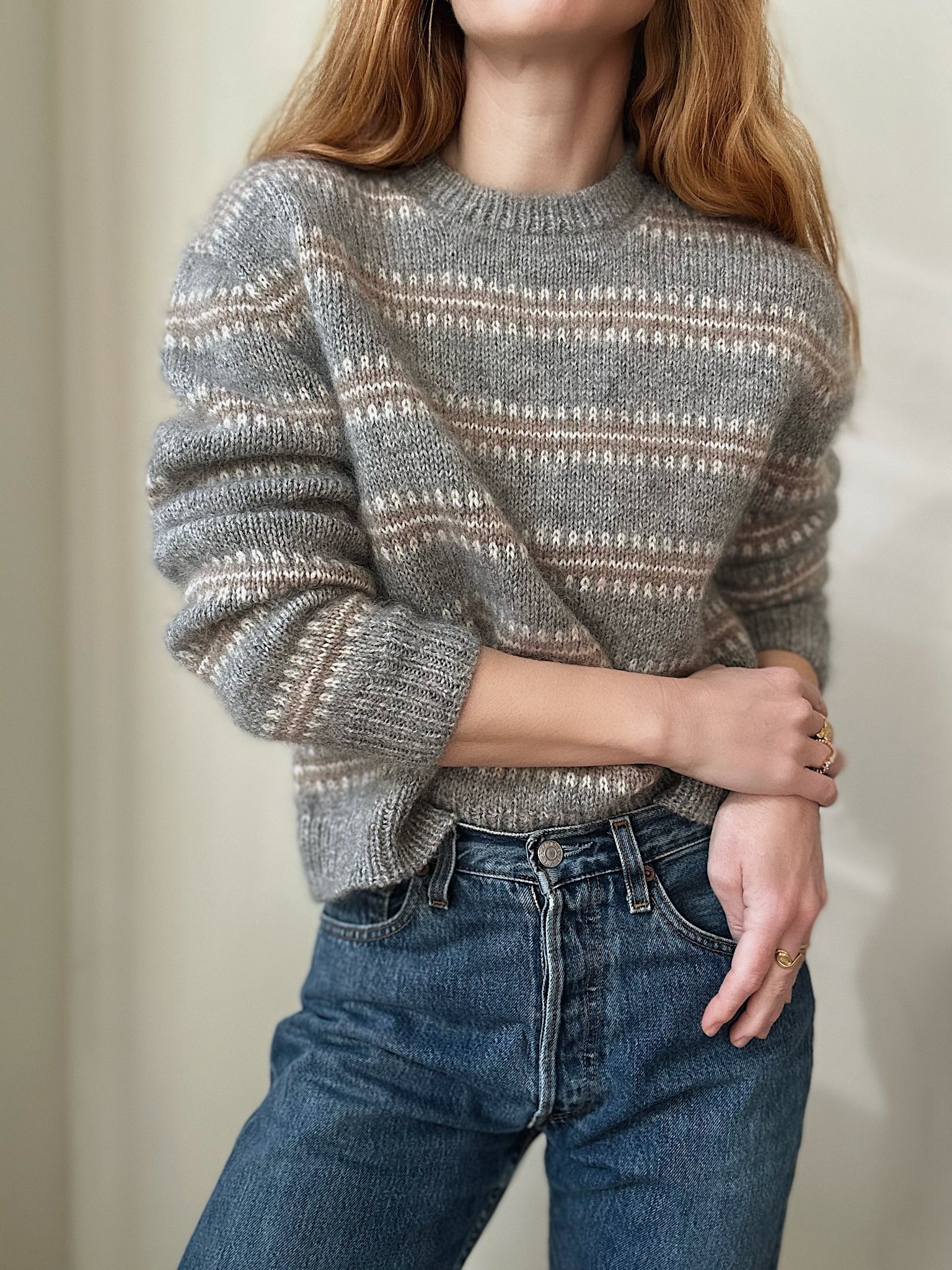Norma blouse Strikkekit Mohair Recy Edition - My favourite things knitwear