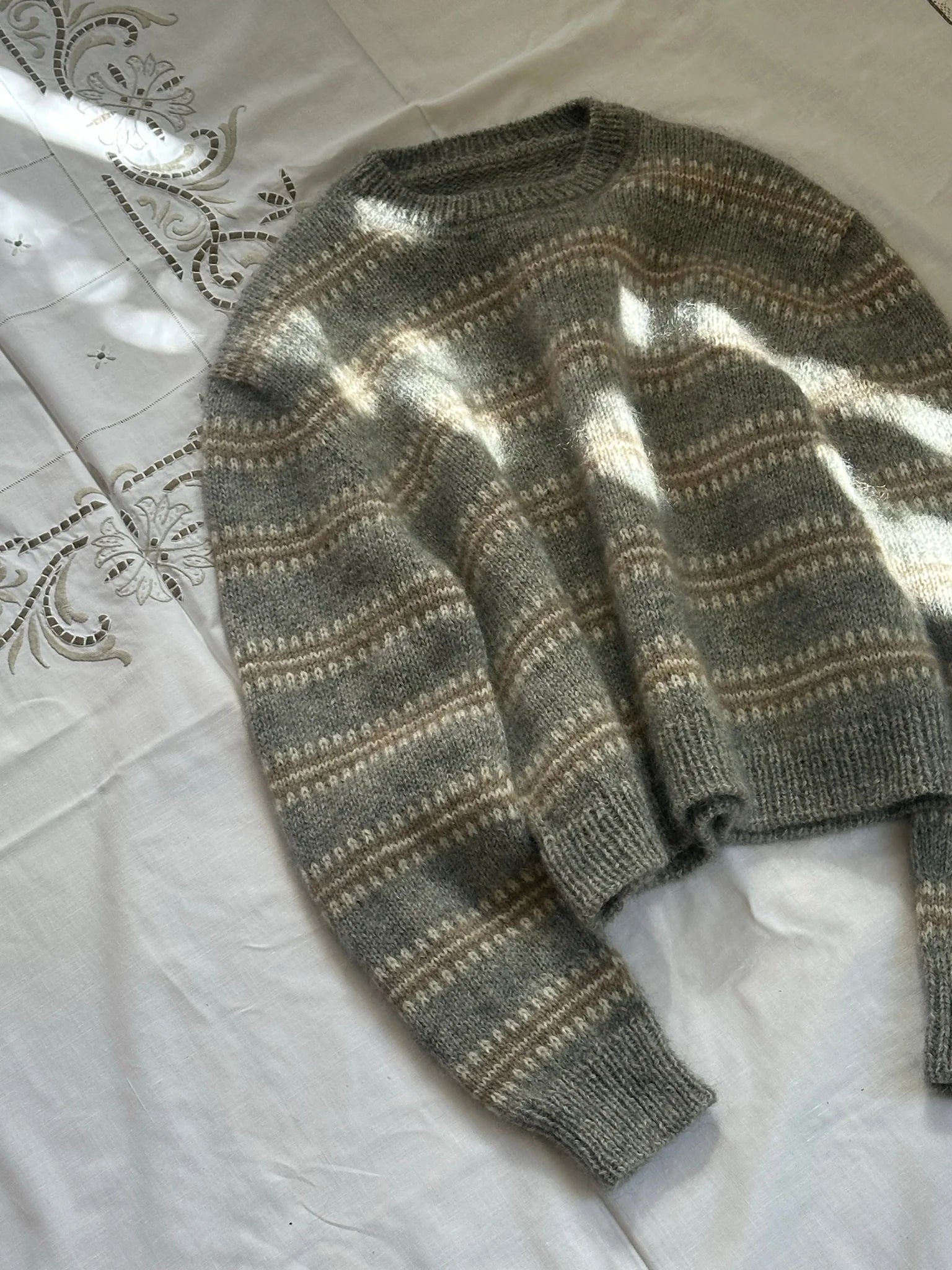 Norma blouse Strikkekit Mohair Recy Edition - My favourite things knitwear