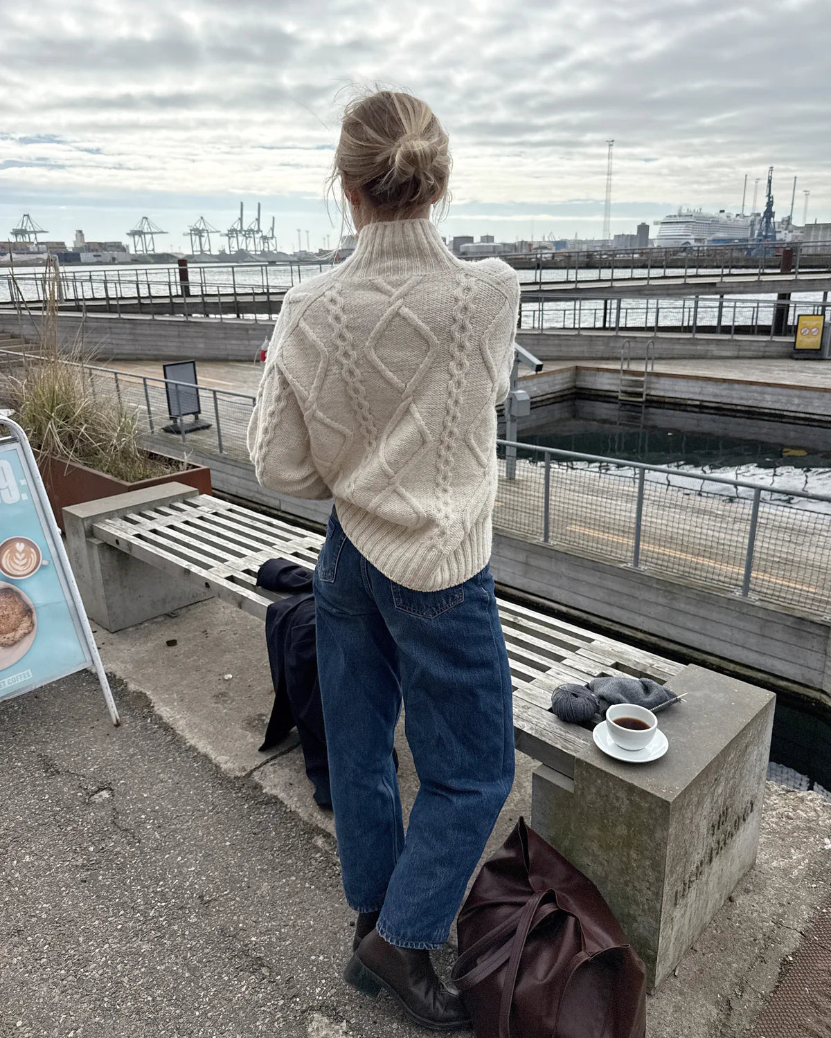 Saga sweater strikkekit - Petiteknit