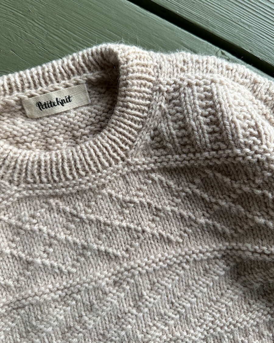 Storm sweater junior Strikkekit - Petiteknit