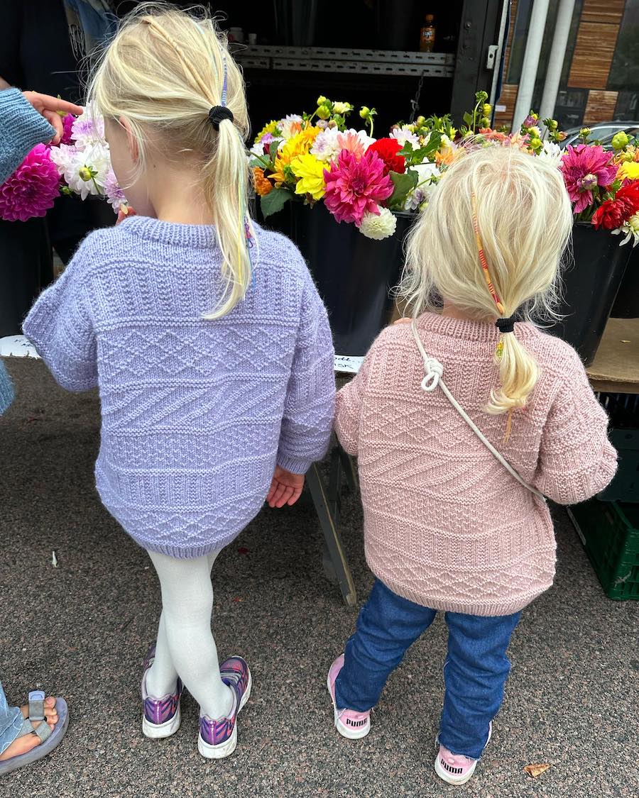 Storm sweater junior Strikkekit - Petiteknit