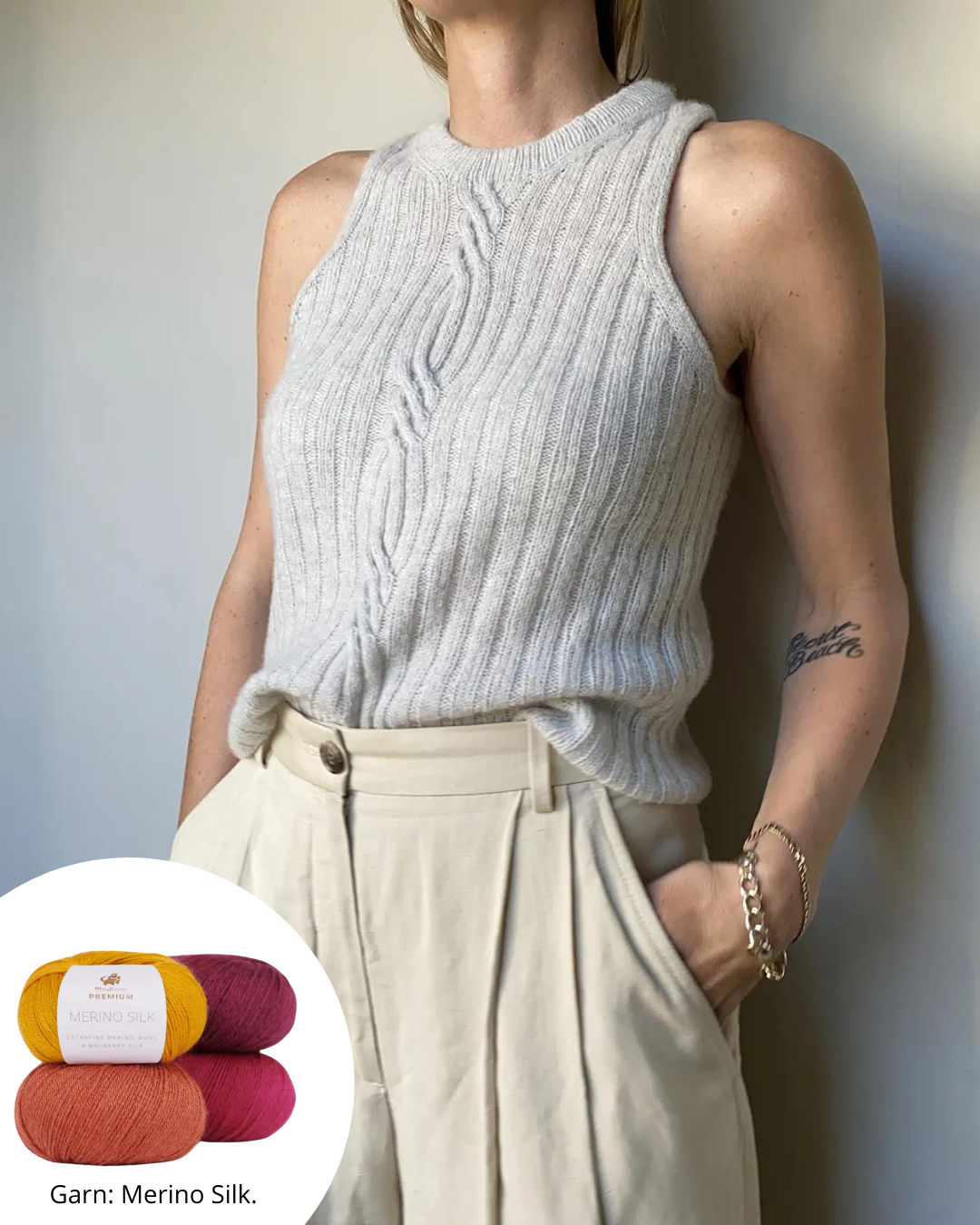 Twist loop top Strikkekit - Otherloops (Premium Merino Silk version)