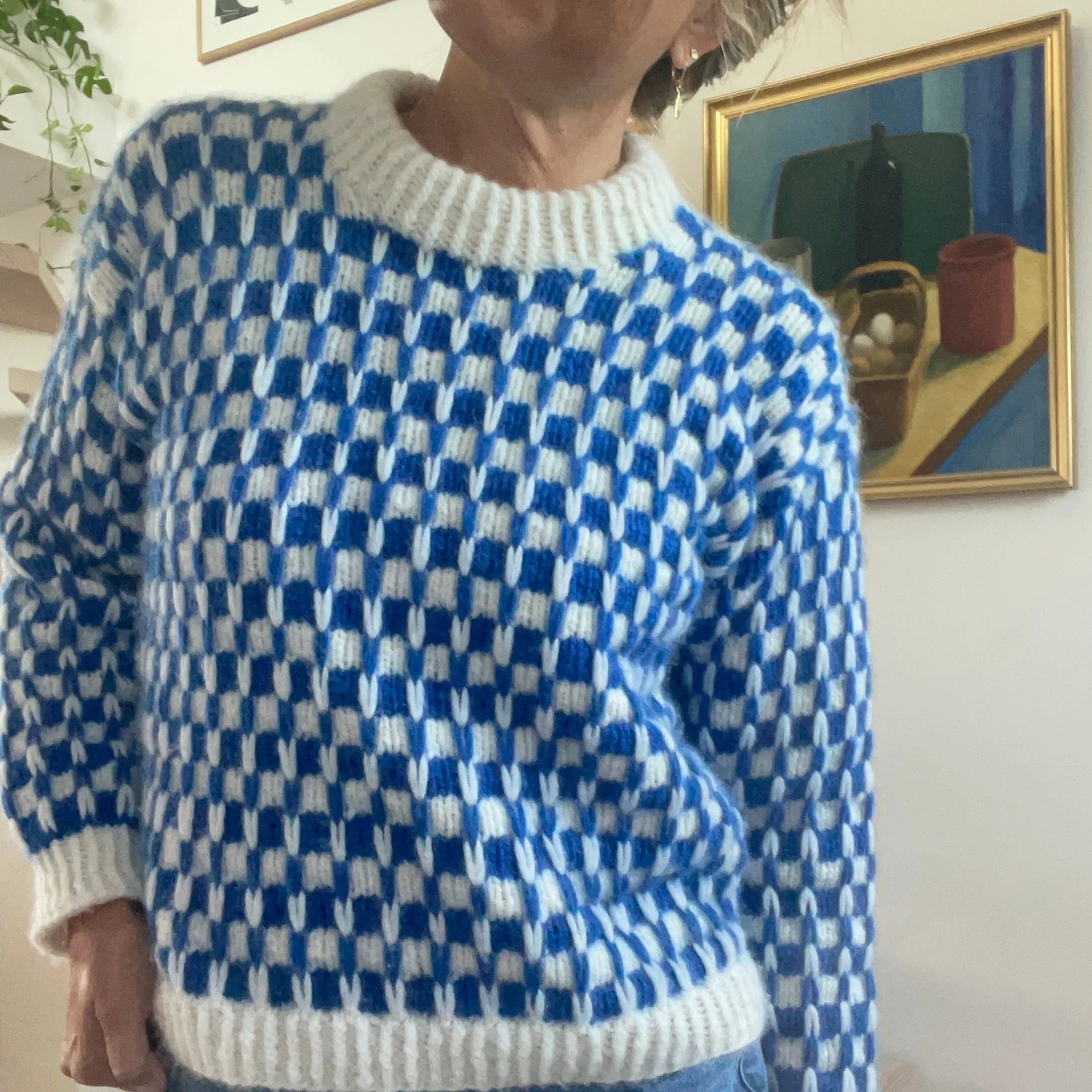 Skakmat sweater Strikkekit - Skabagtig