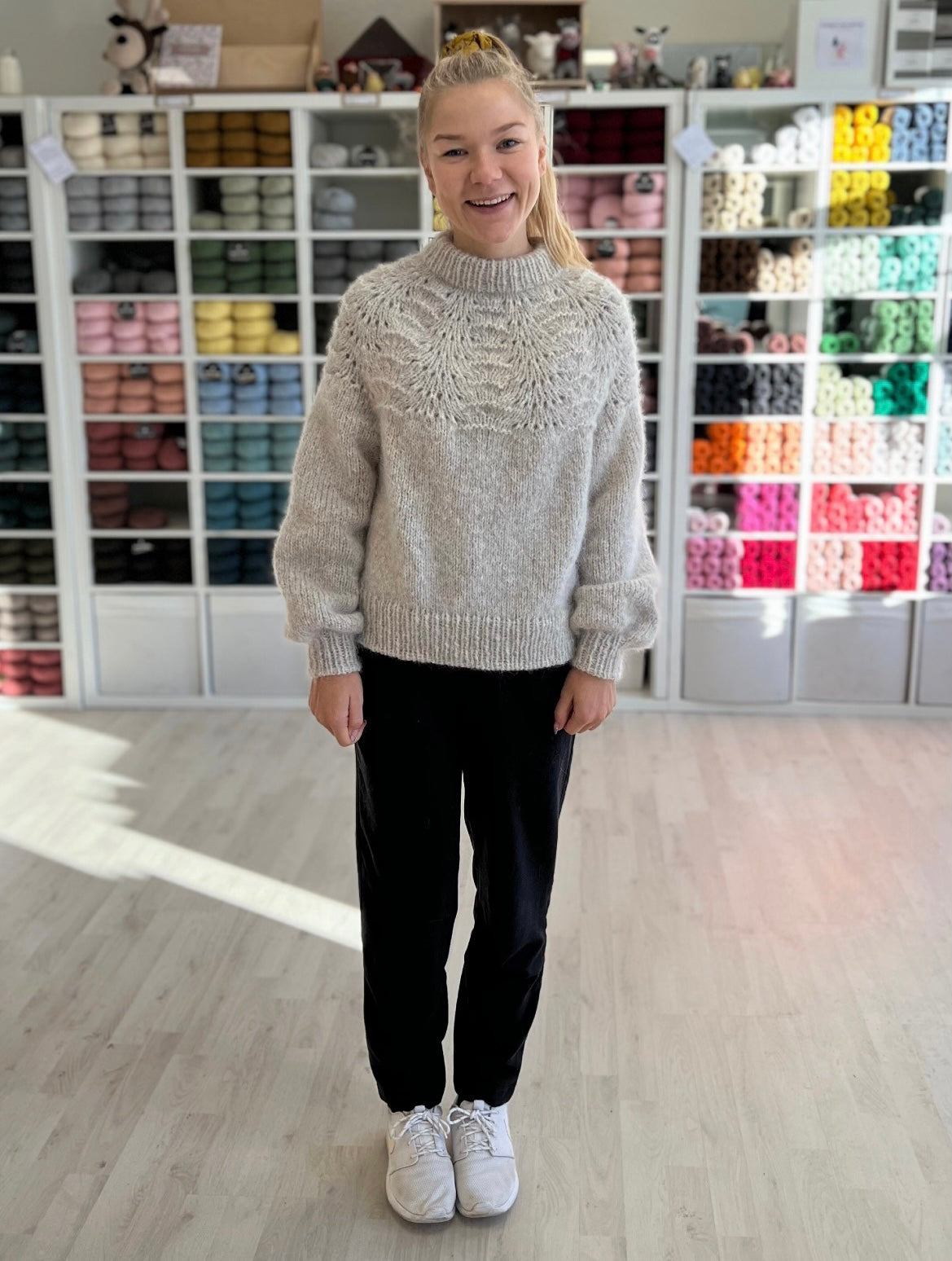 Peacock sweater chunky edition strikkekit - Lene Holme Samsøe