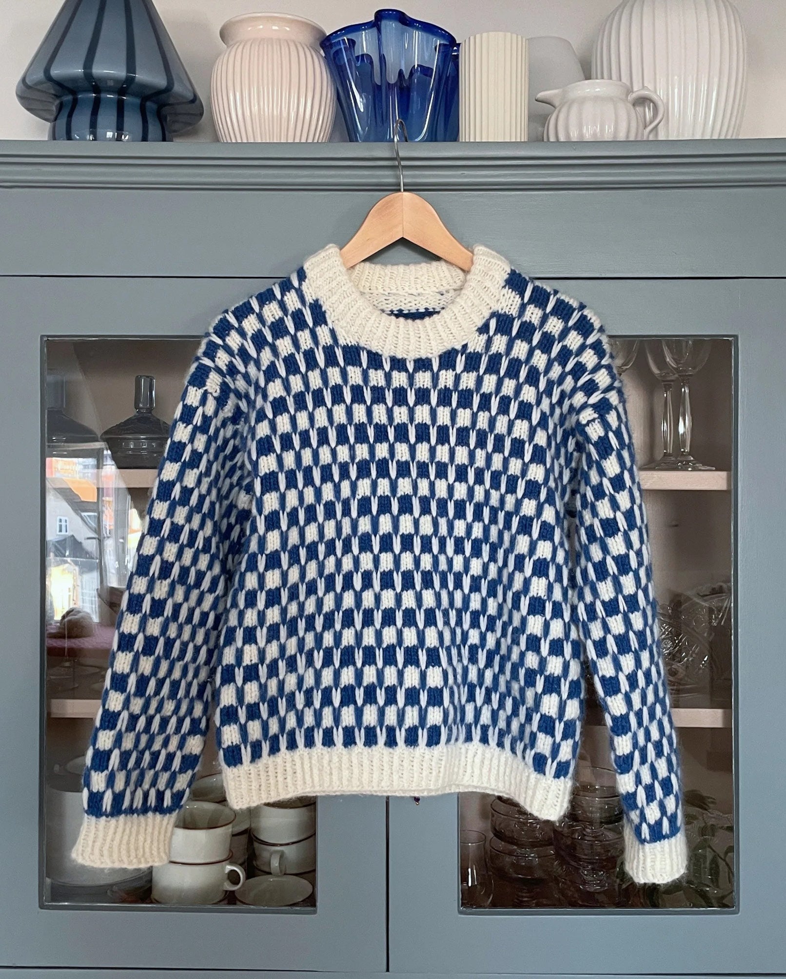 Skakmat sweater Strikkekit - Skabagtig