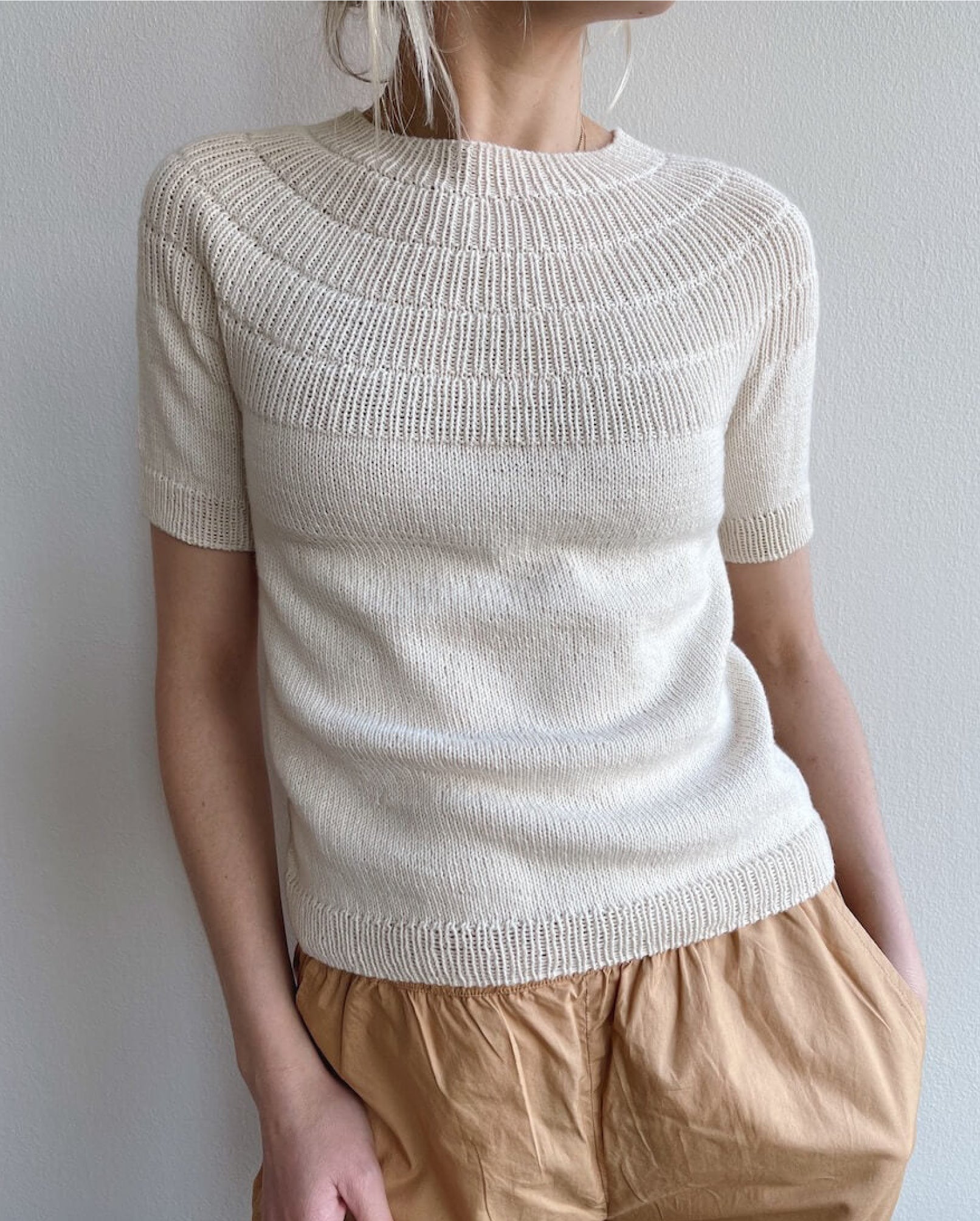 Anker tee - Petiteknit - Opskrift
