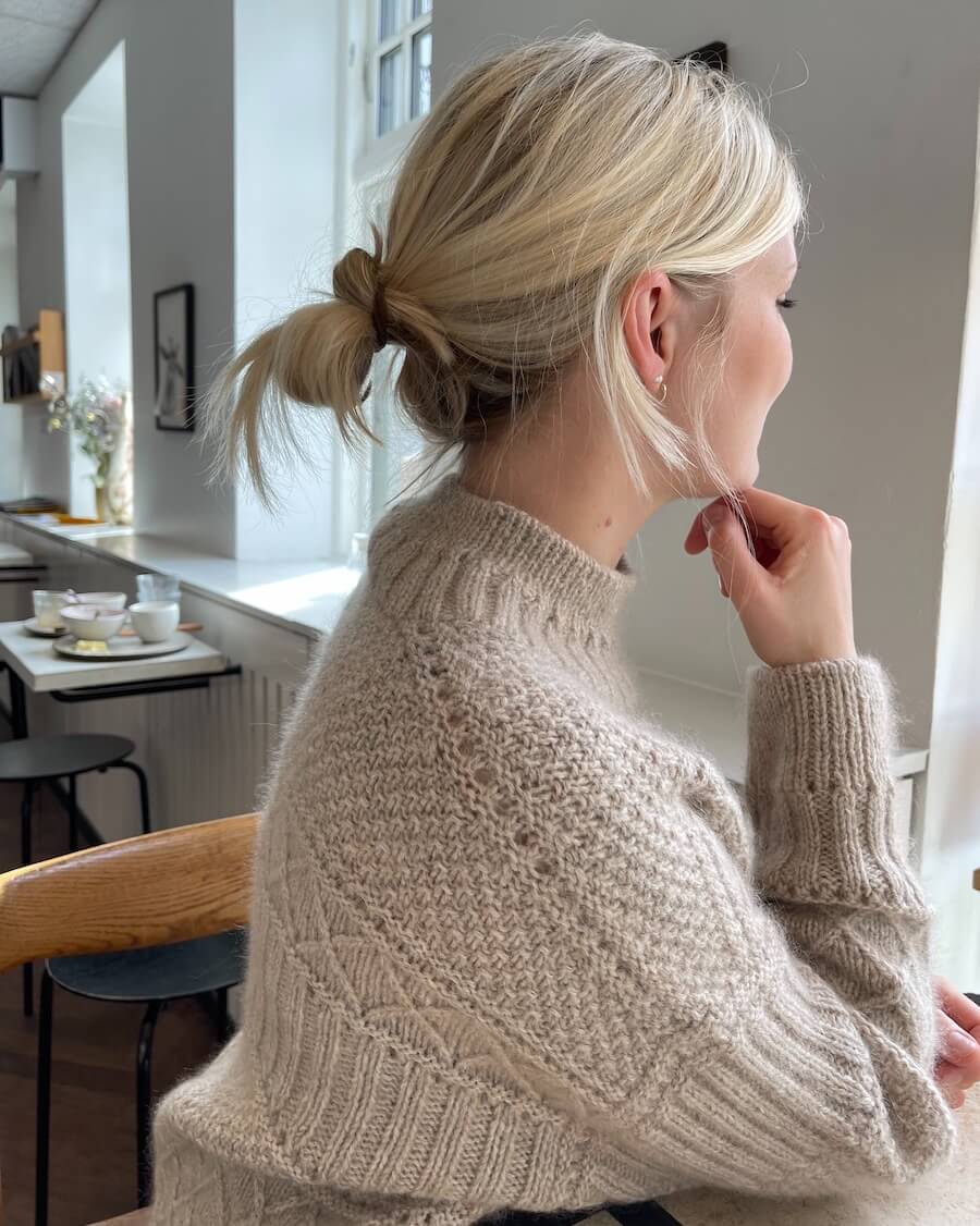 Ingrid Sweater Strikkekit mohair version - Petitknit