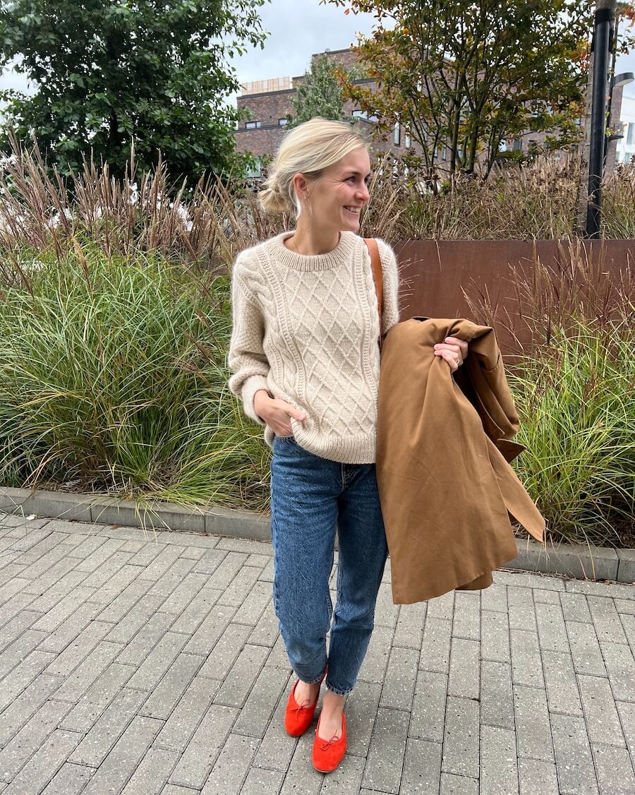 Moby sweater uden mohair Strikkekit - Petiteknit