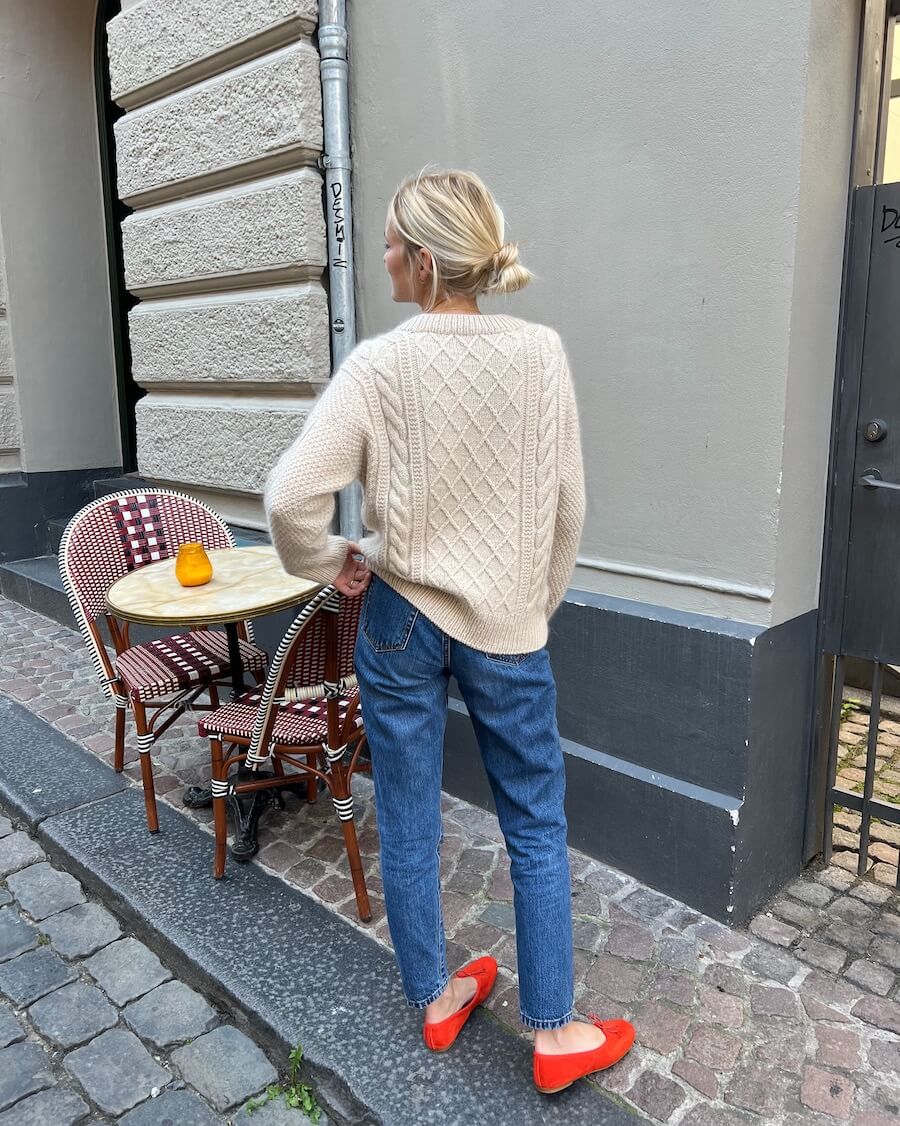 Moby sweater uden mohair Strikkekit - Petiteknit