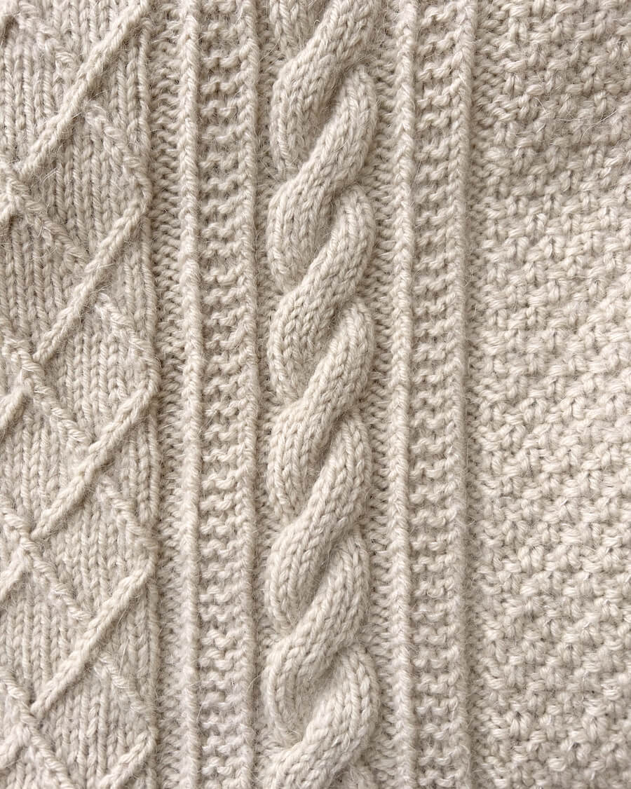 Moby sweater (Merino/ alpaka version) Strikkekit - Petiteknit