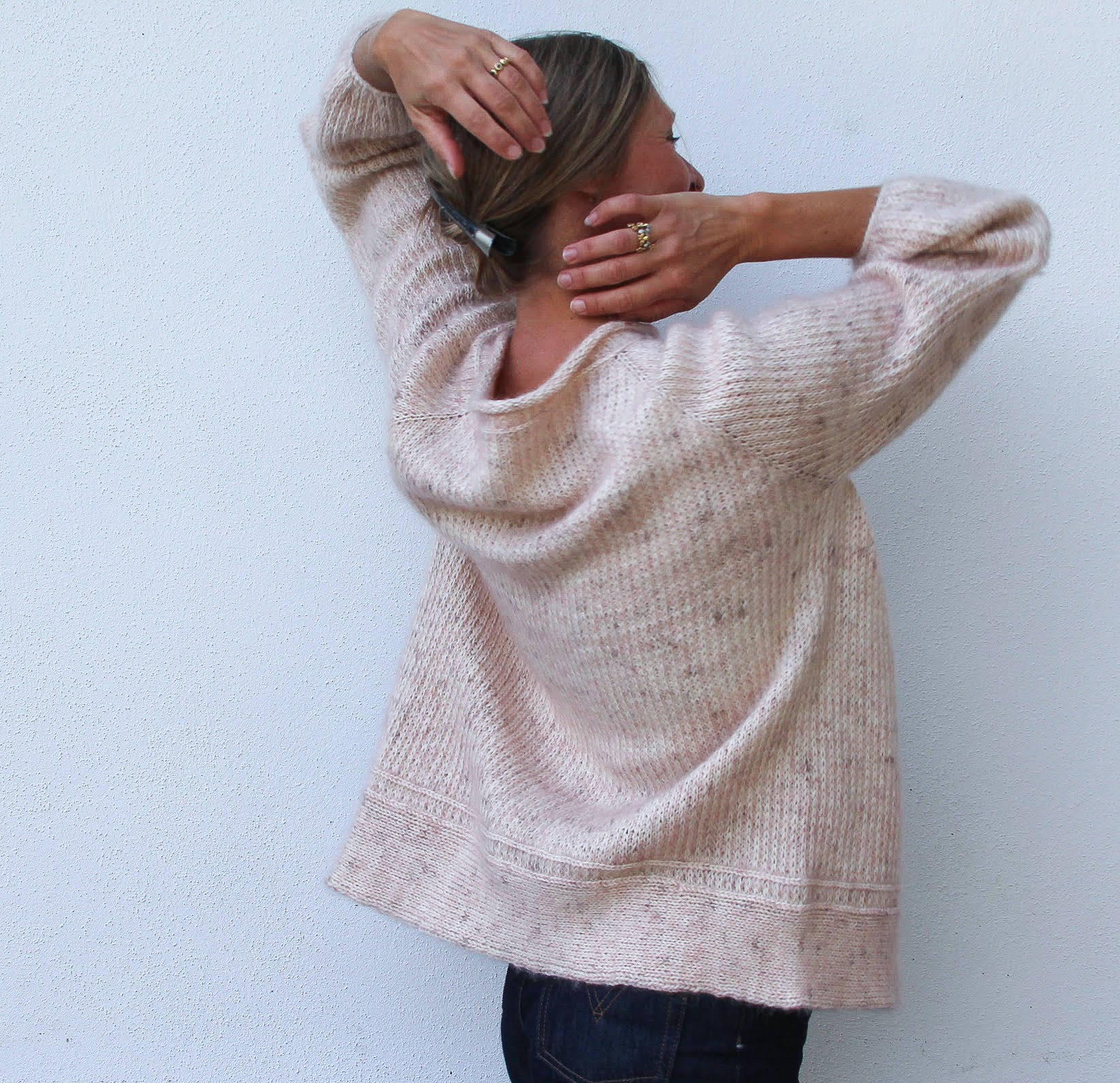 strikkeopskrifter strik merino mohair vesterbycrea no14 10