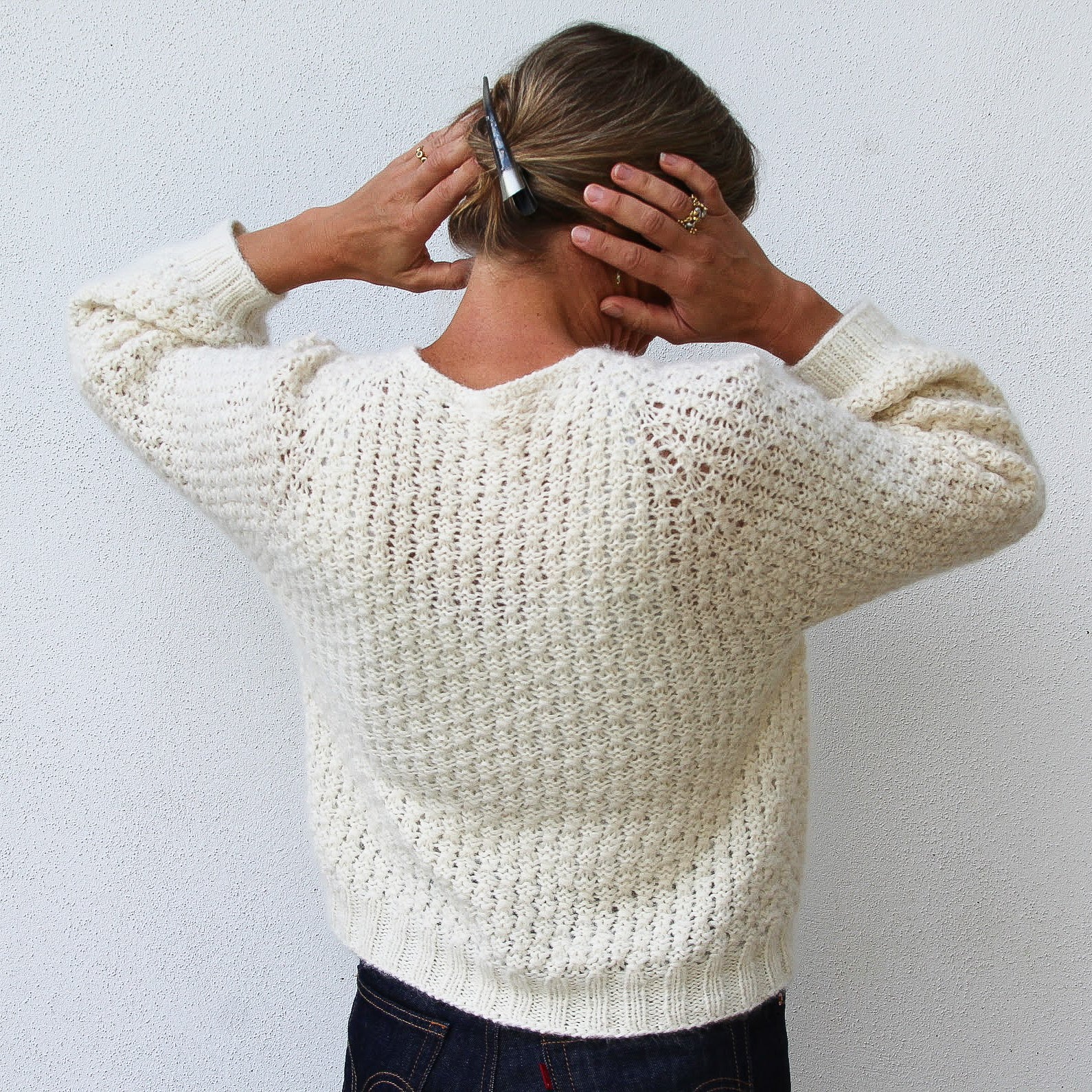 strikkeopskrifter strik uld mohair vesterbycrea no21 07