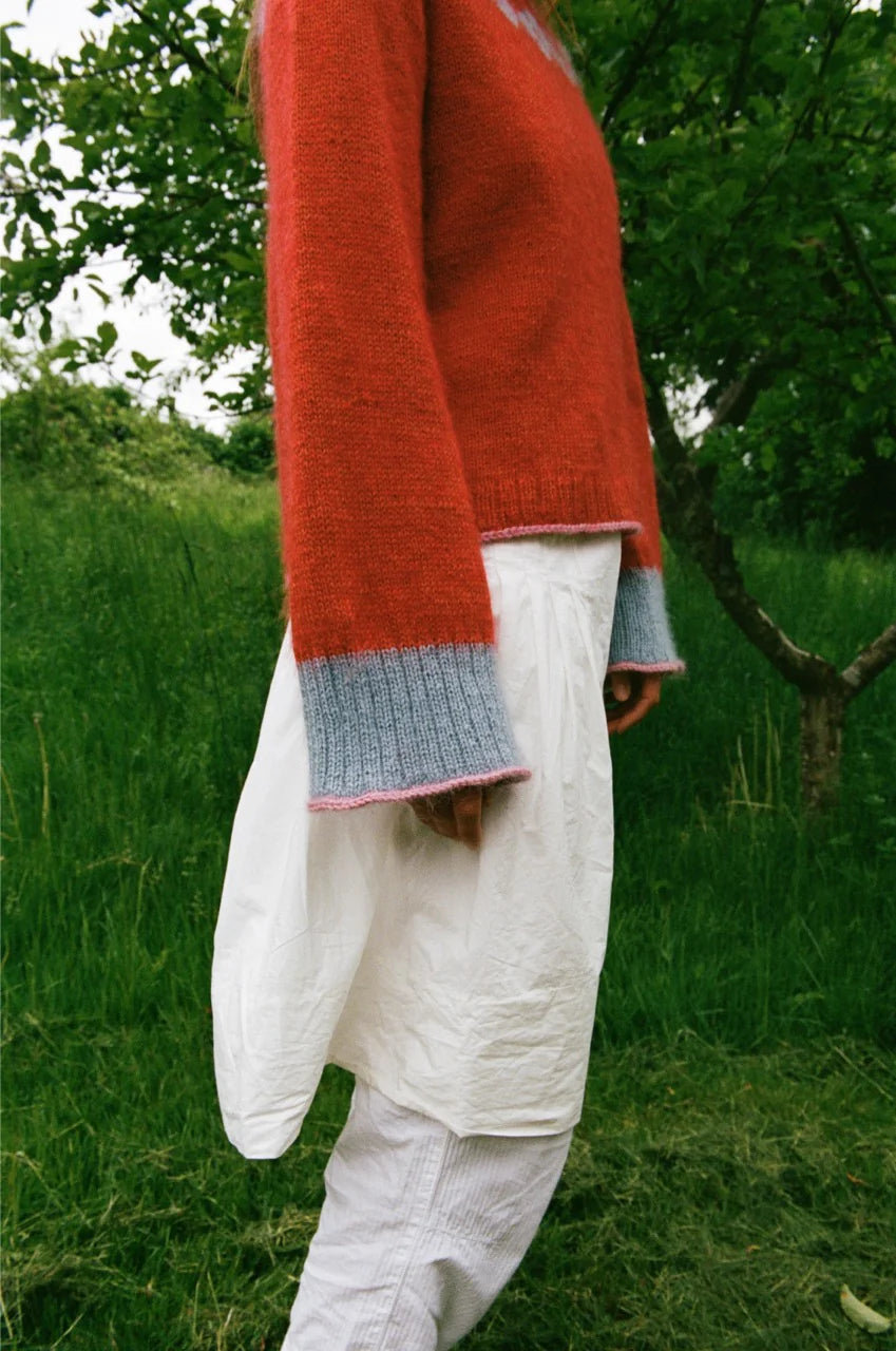 Fiori-sweater voksen strikkekit - Karoline Maria Barfod