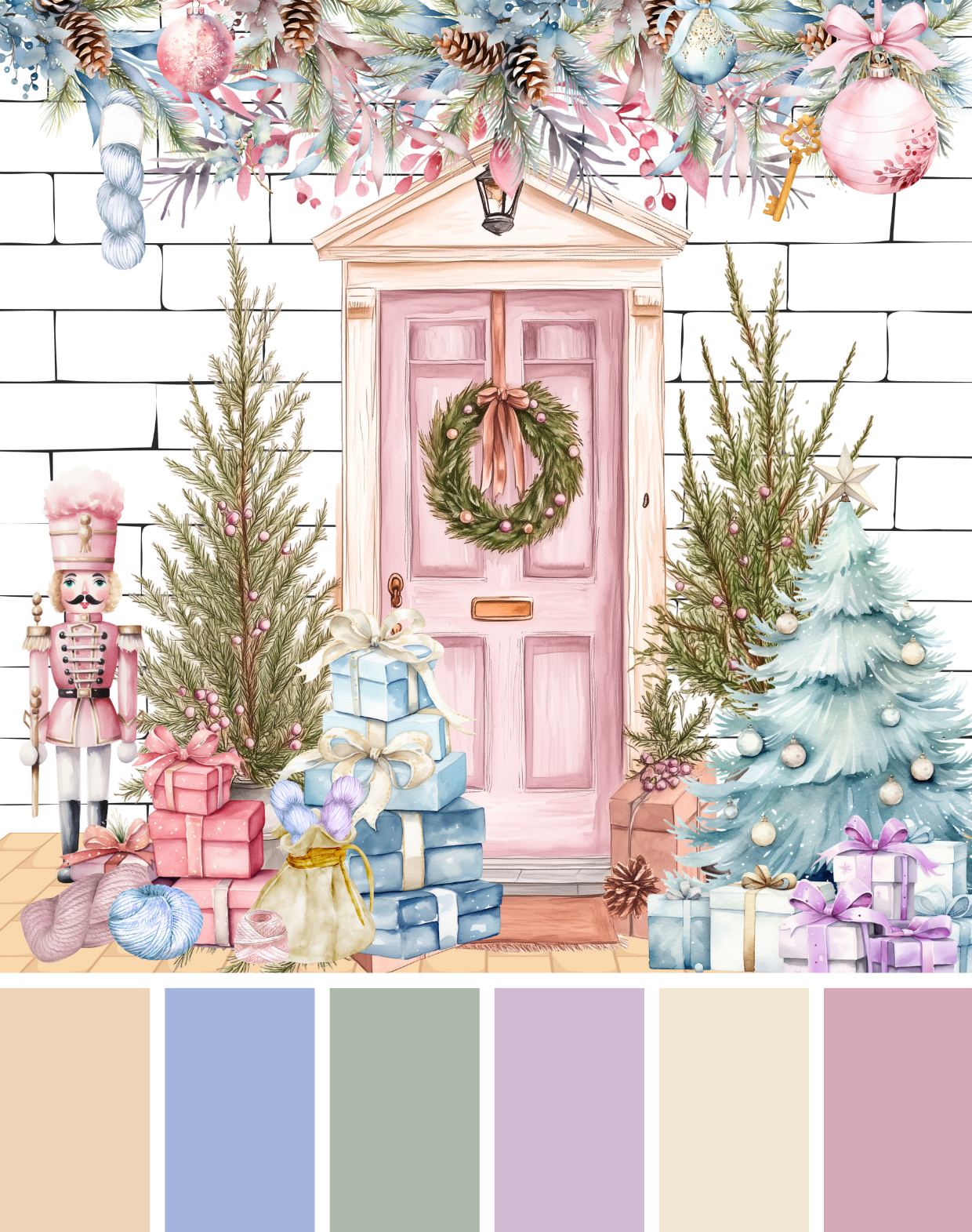 Min kreative verdens adventskalender 2025 - Strik 🎄