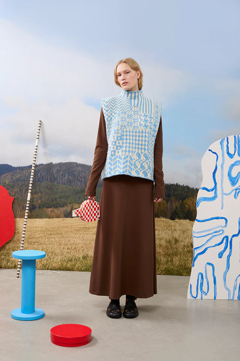 Nordic mix vest Strikkekit - Laura Dalgaard