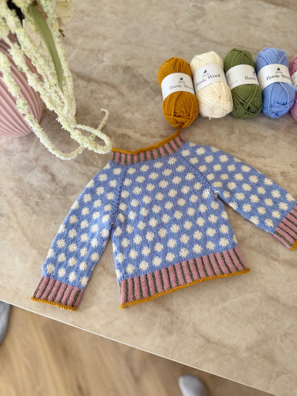 Dotty Lotte barn strikkekit - Karoline Maria Barfod