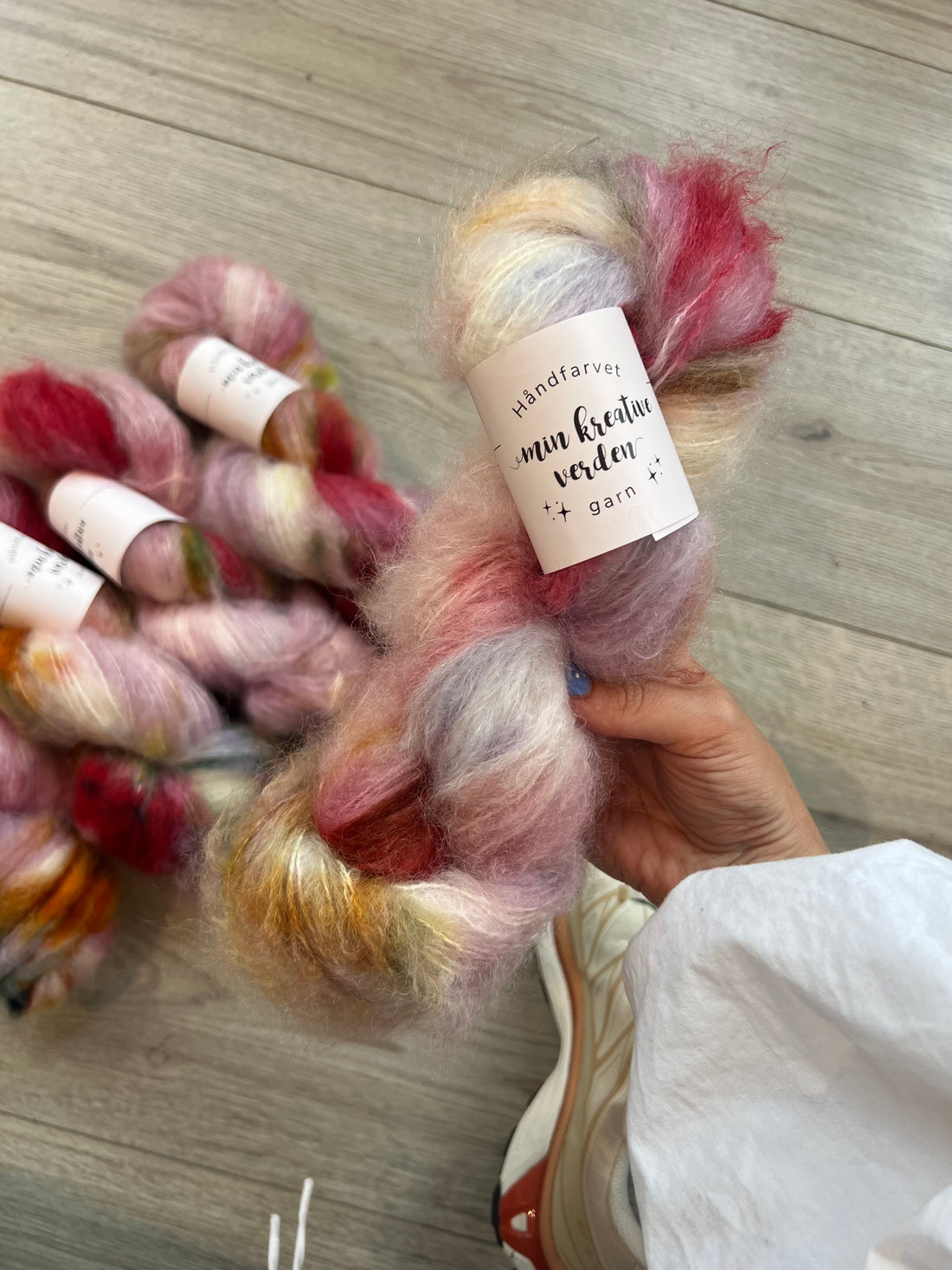 Fat mohair - pink lyng