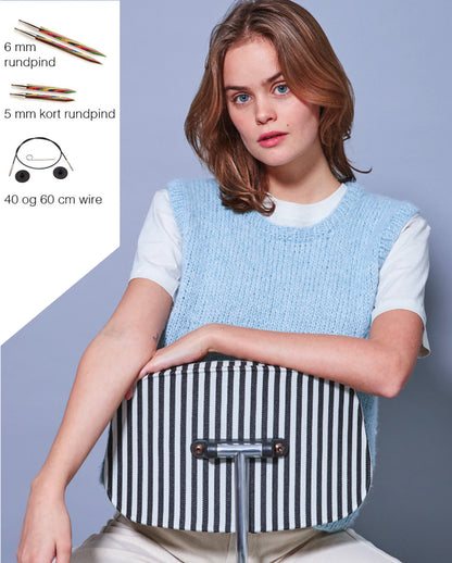 Debutantens vest strikkekit - Spektakelstrik